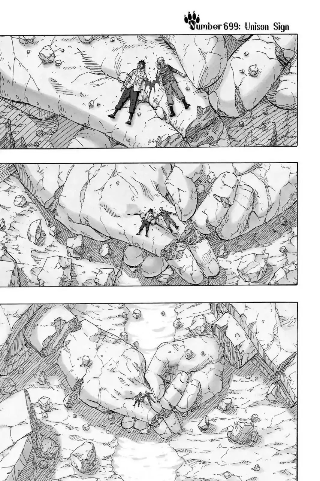 Naruto Chapter 699 page 1 - Chapter 699: Unison Sign