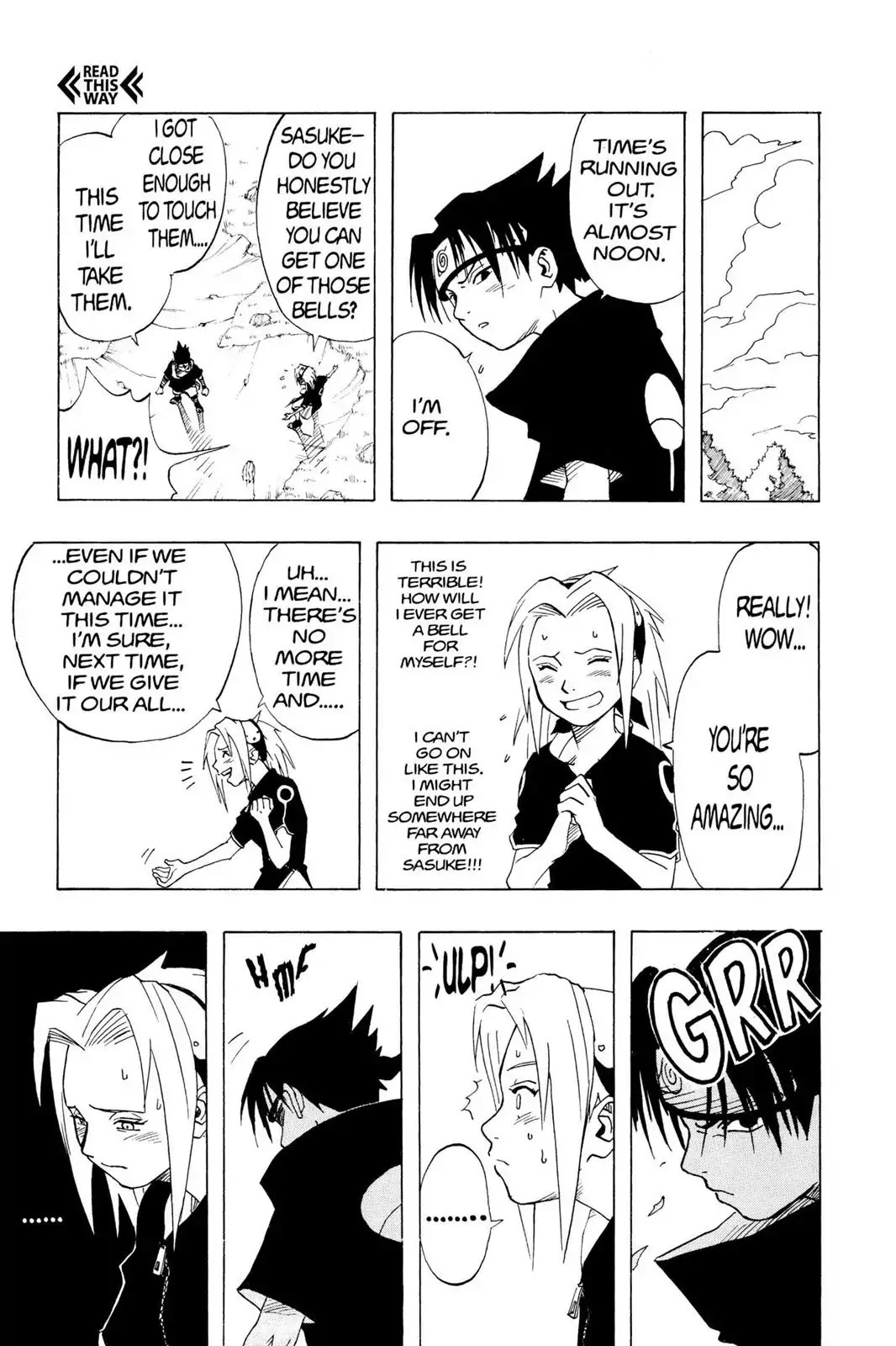 Naruto Chapter 7 page 15 - Chapter 7: Kakashi's Decision
