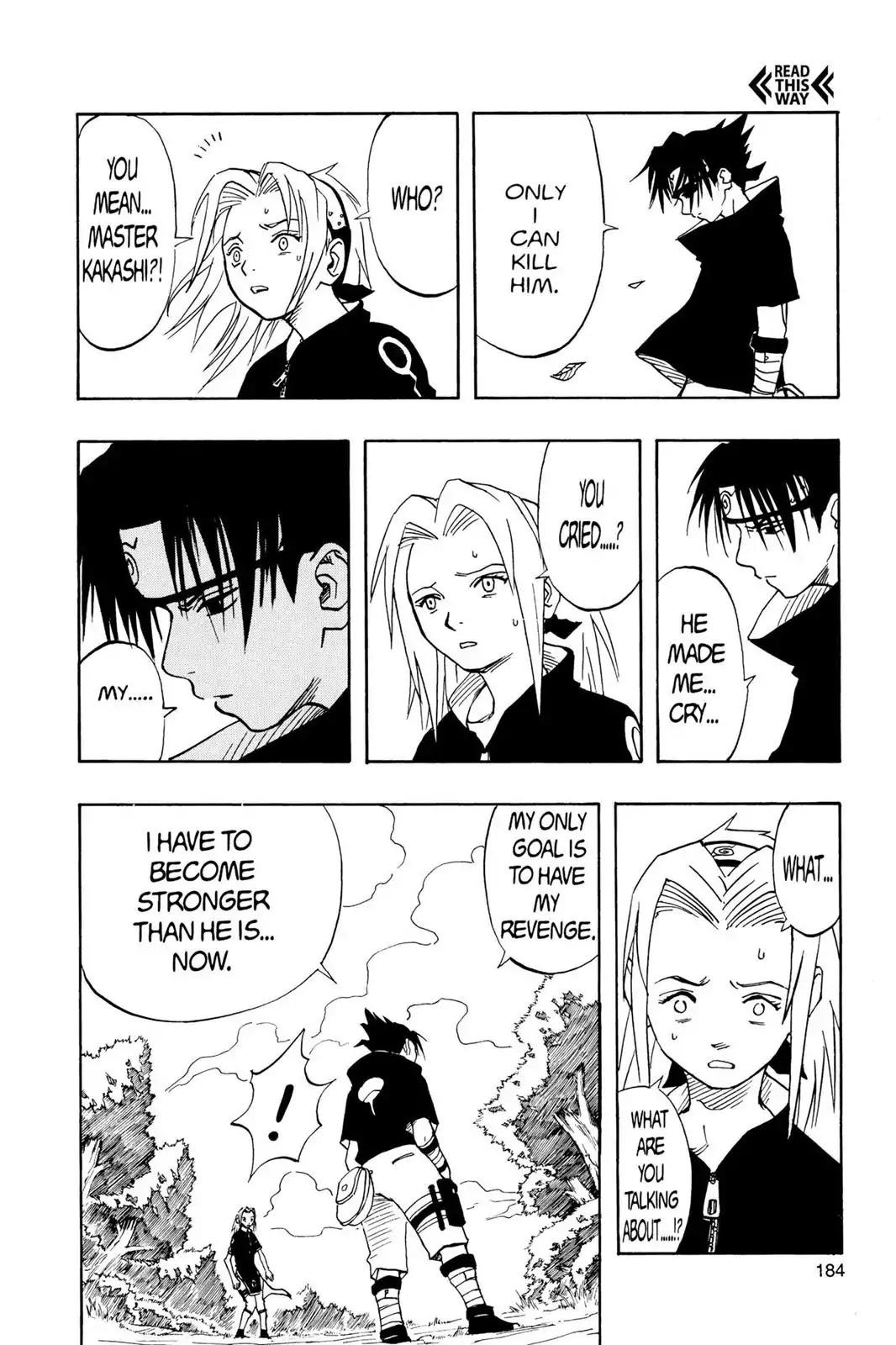 Naruto Chapter 7 page 16 - Chapter 7: Kakashi's Decision