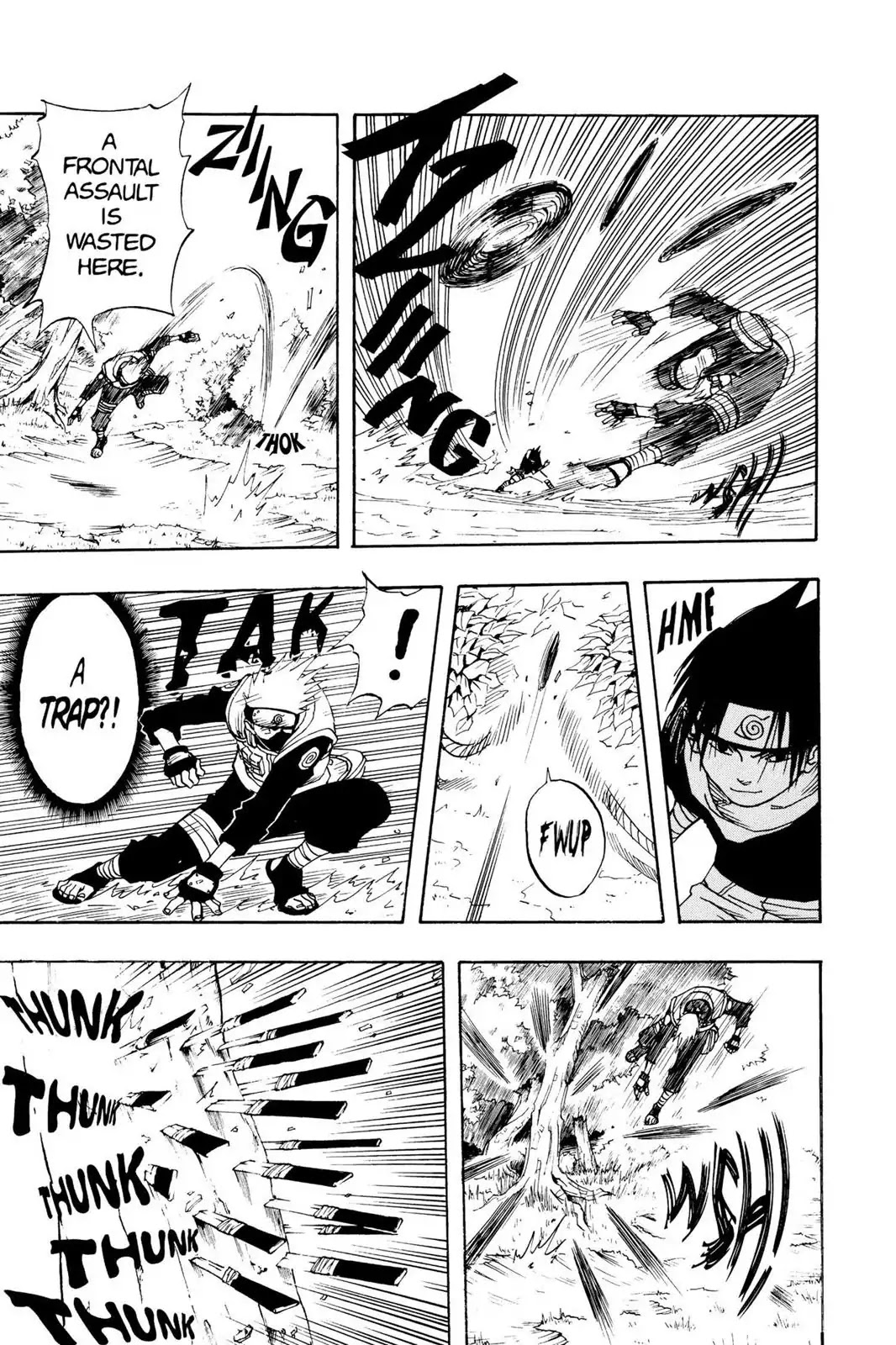 Naruto Chapter 7 page 3 - Chapter 7: Kakashi's Decision