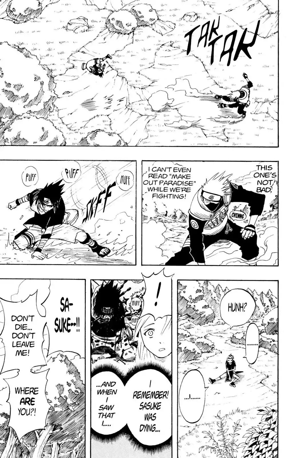 Naruto Chapter 7 page 7 - Chapter 7: Kakashi's Decision