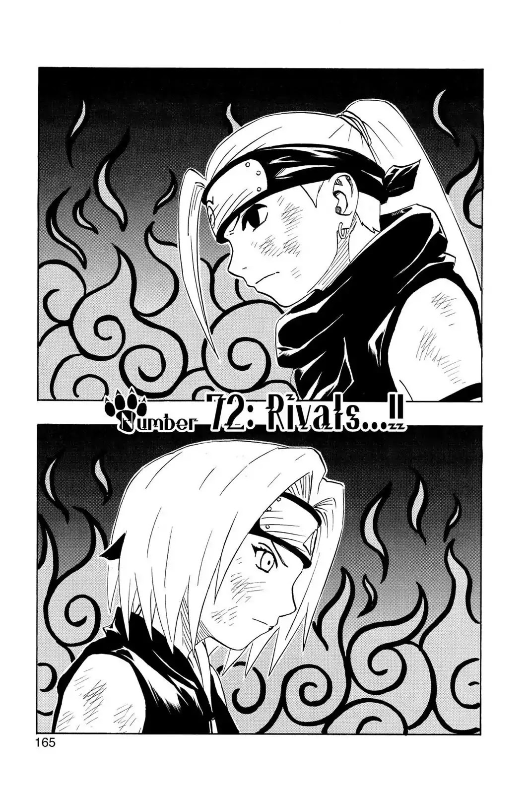 Naruto Chapter 72 page 1 - Chapter 72: Rivals...!!
