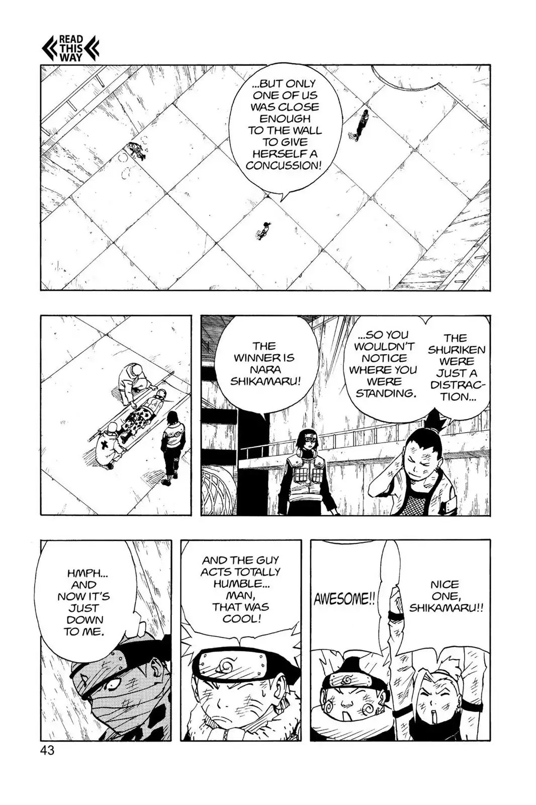 Naruto Chapter 74 page 17 - Chapter 74: The Sixth Round Match And Then...!!