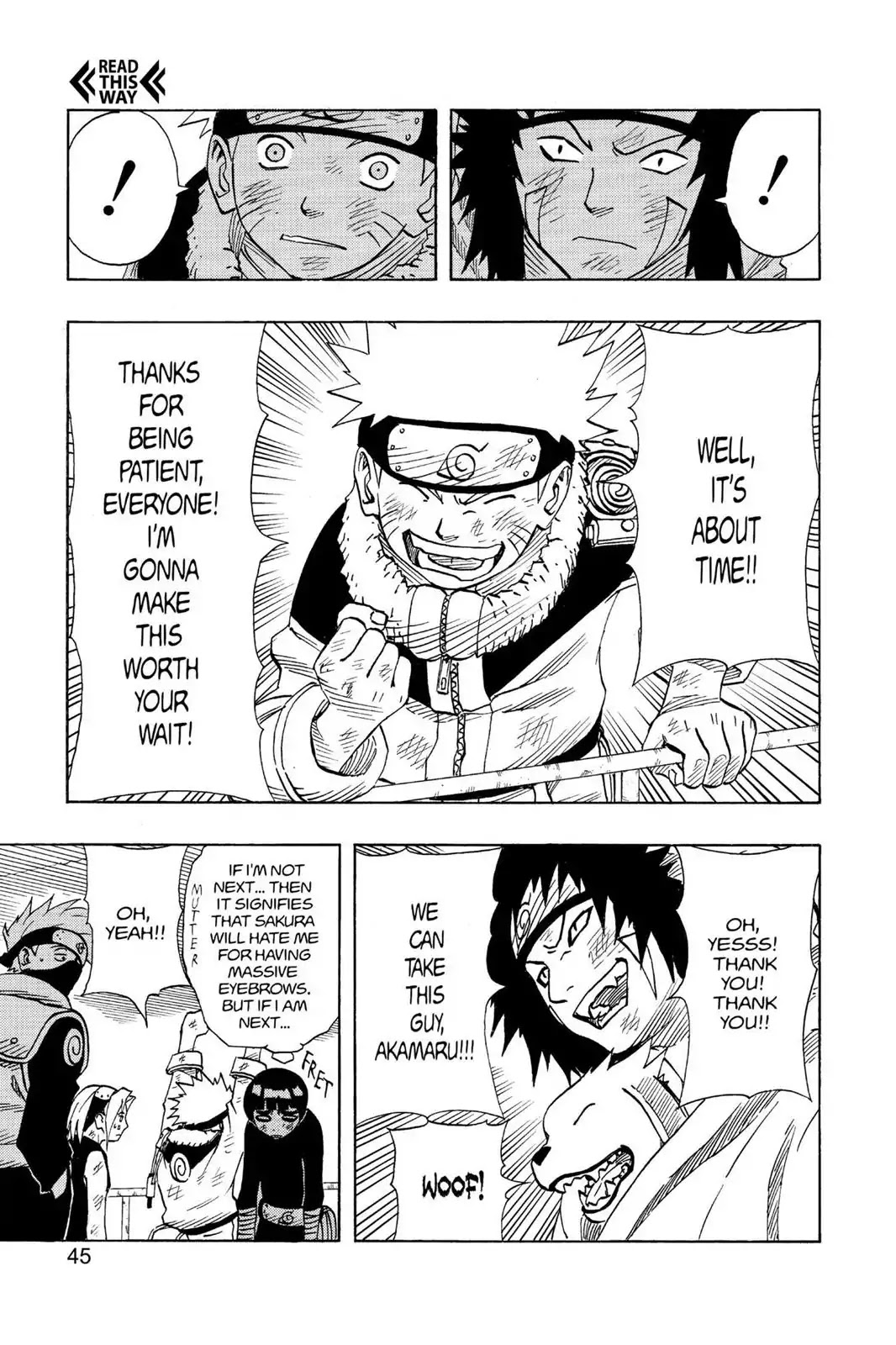 Naruto Chapter 74 page 19 - Chapter 74: The Sixth Round Match And Then...!!