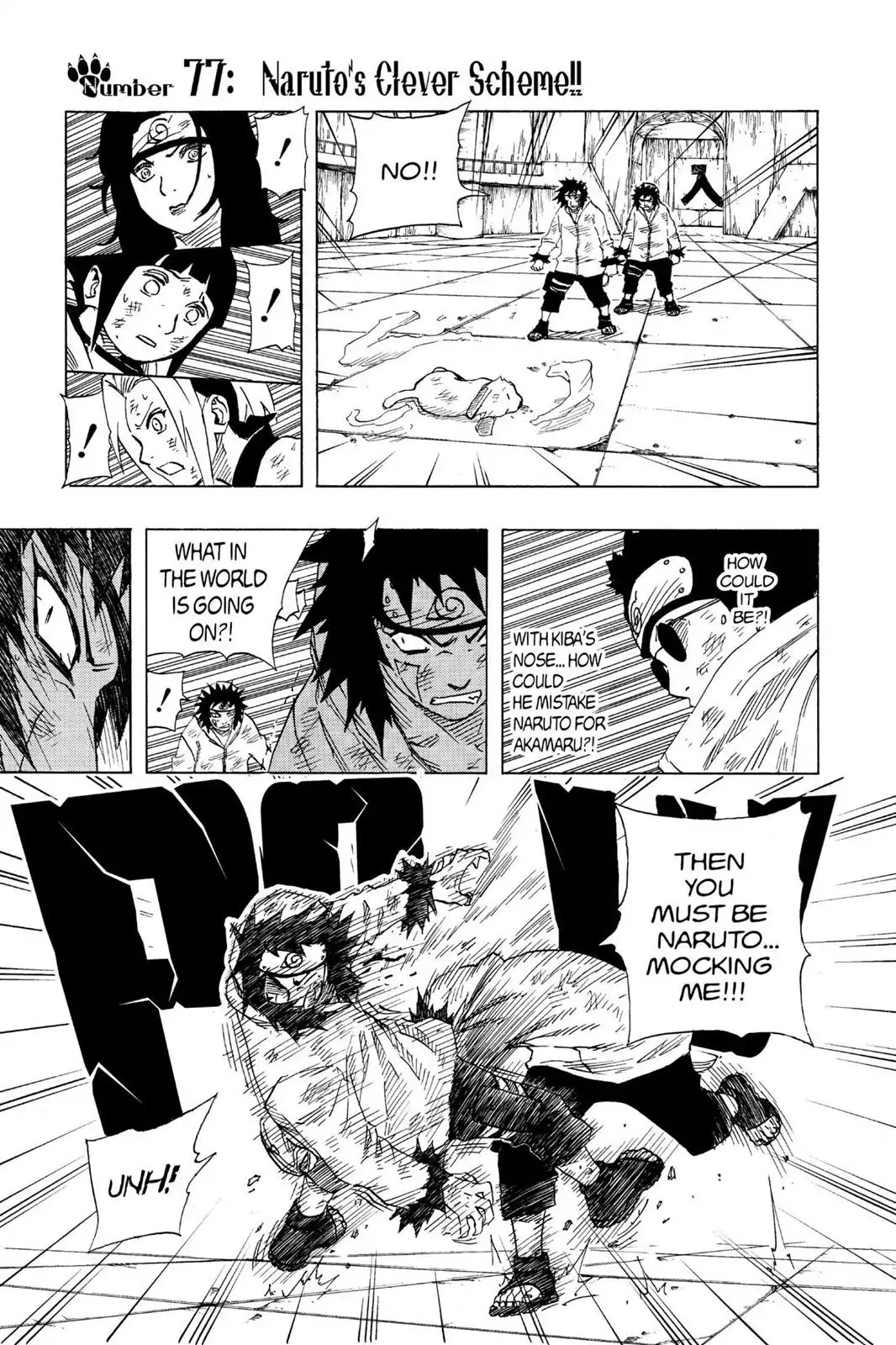 Naruto Chapter 77 page 1 - Chapter 77: Naruto's Clever Scheme!!