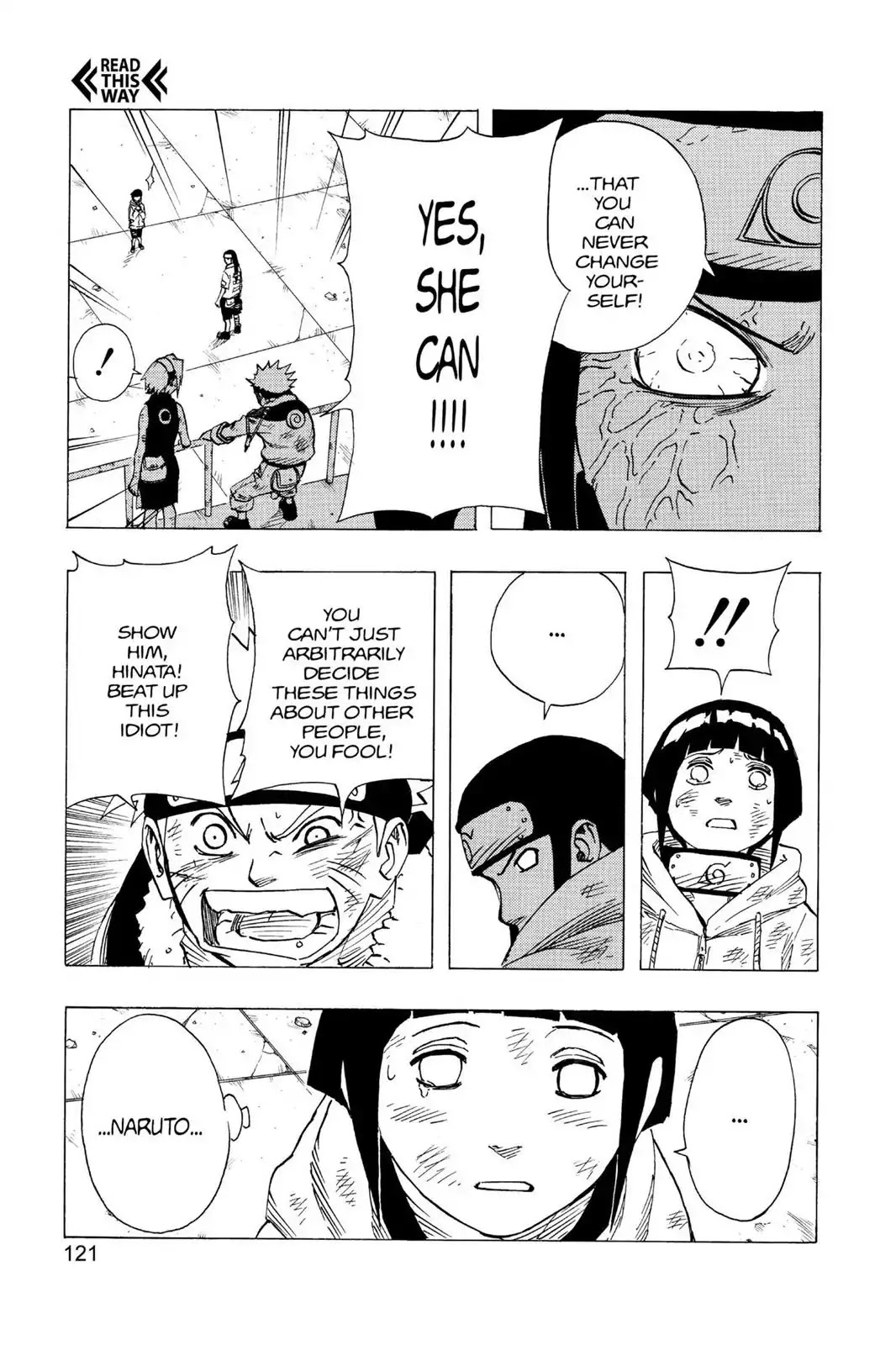 Naruto Chapter 78 page 17 - Chapter 78: Neji Vs Hinata