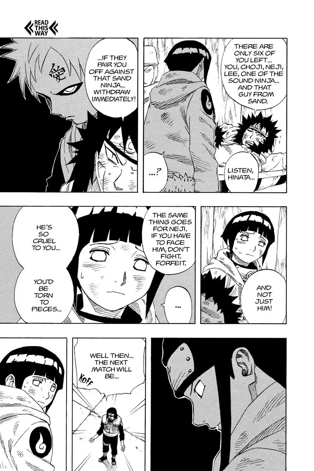 Naruto Chapter 78 page 3 - Chapter 78: Neji Vs Hinata