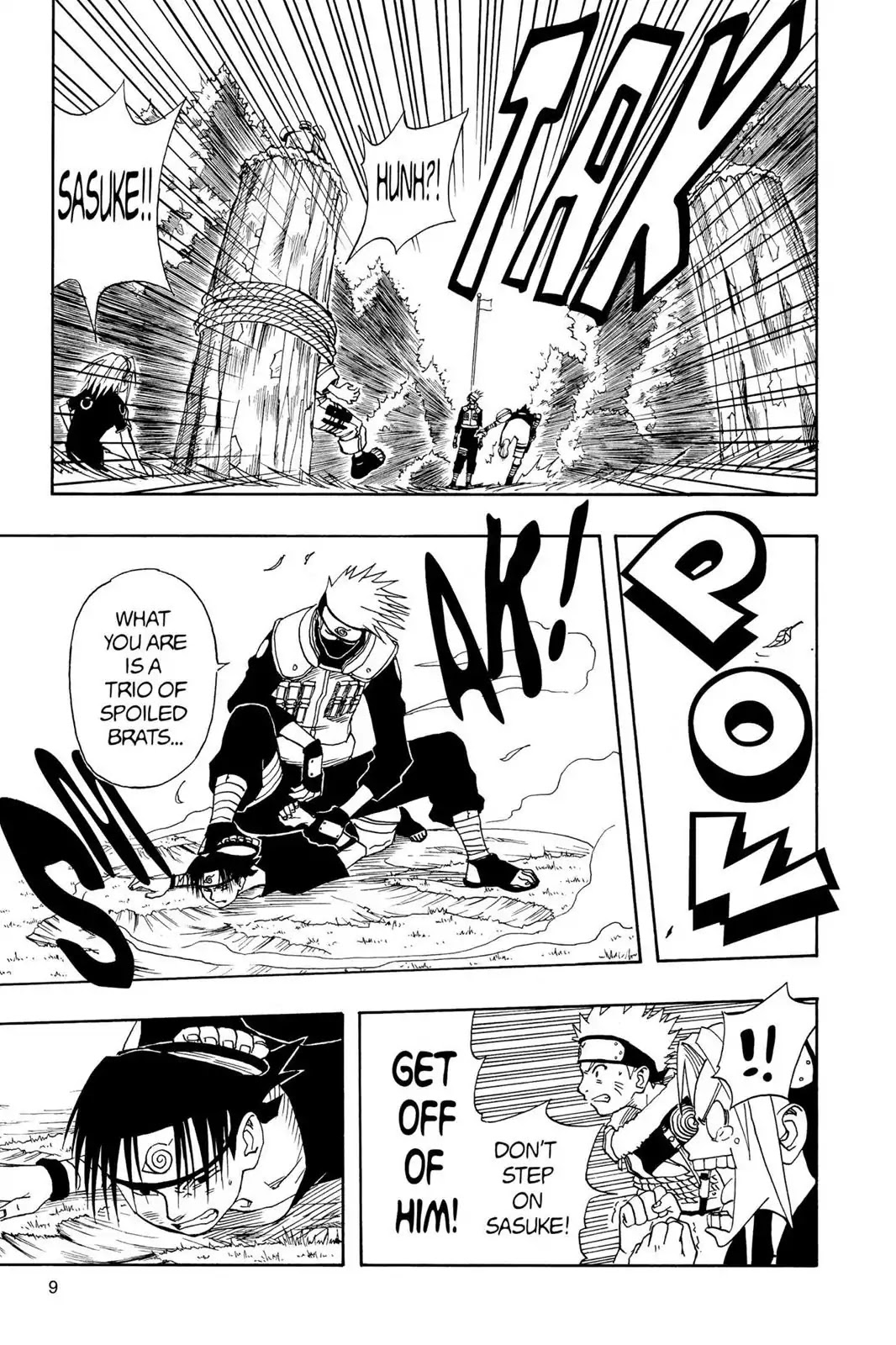 Naruto Chapter 8 page 10 - Chapter 8: You Failed!