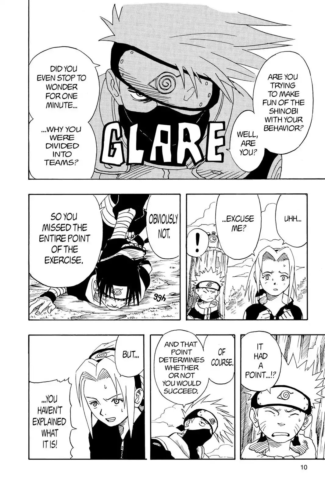 Naruto Chapter 8 page 11 - Chapter 8: You Failed!