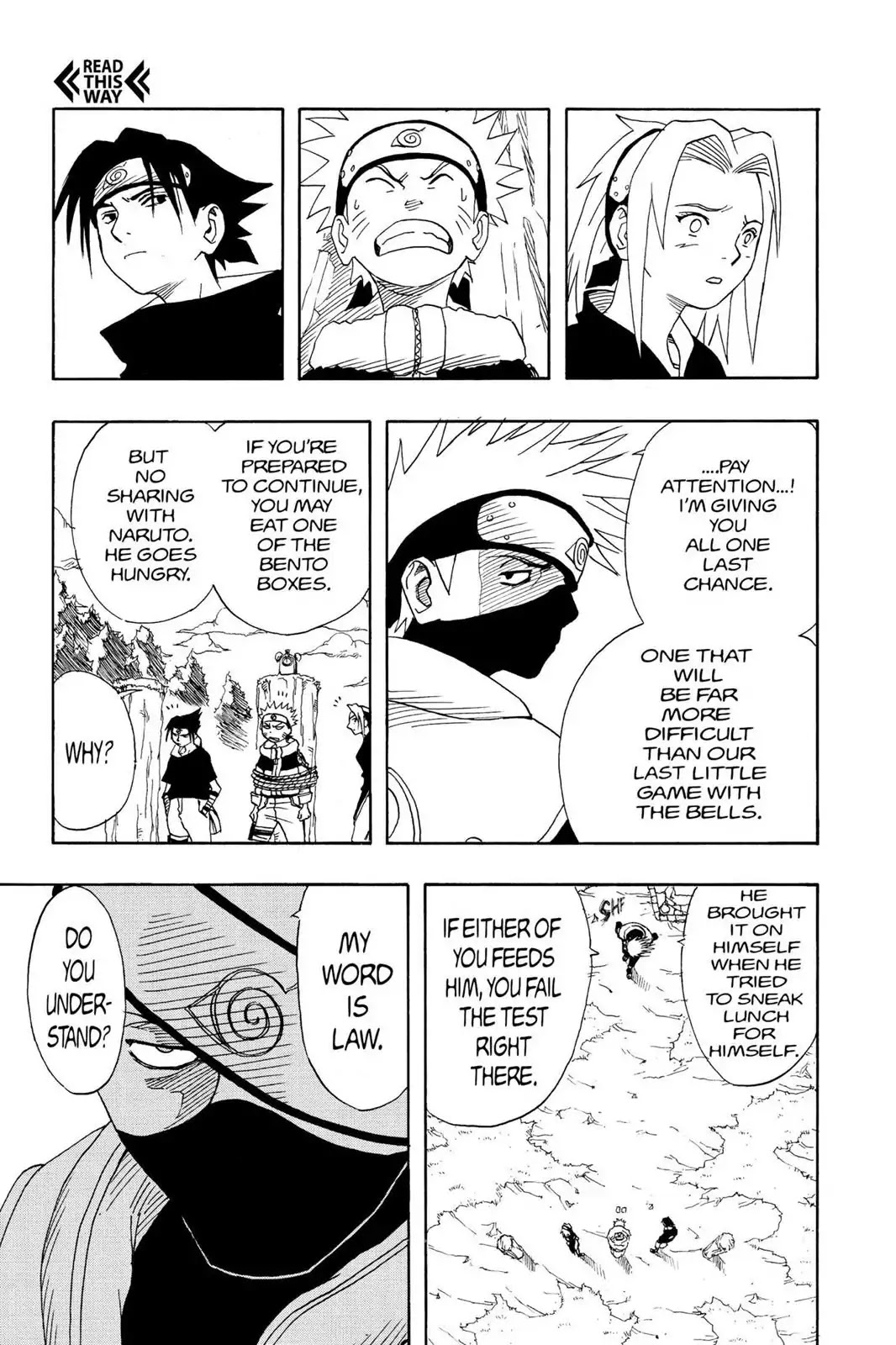 Naruto Chapter 8 page 18 - Chapter 8: You Failed!