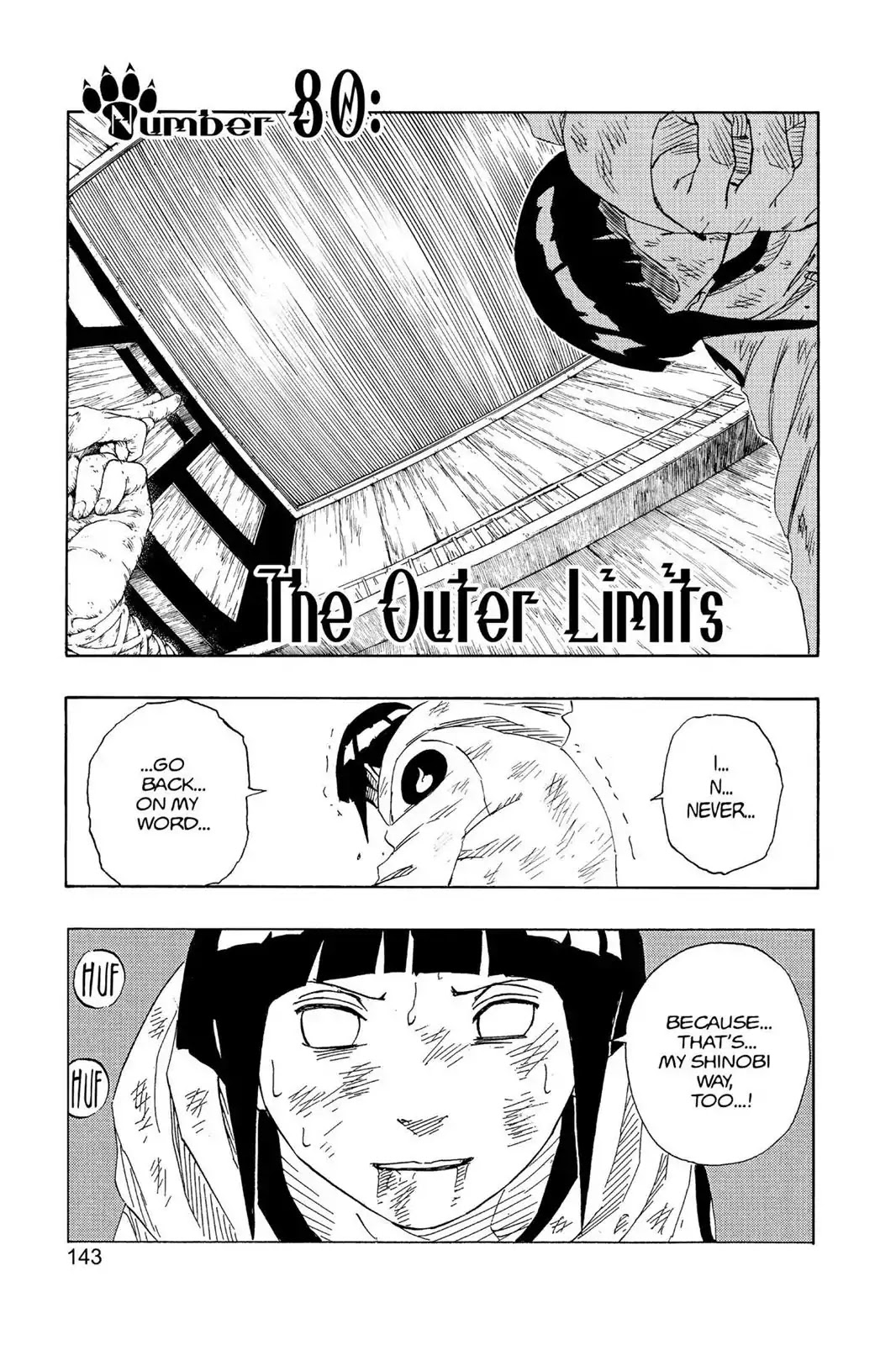 Naruto Chapter 80 page 1 - Chapter 80: The Outer Limits