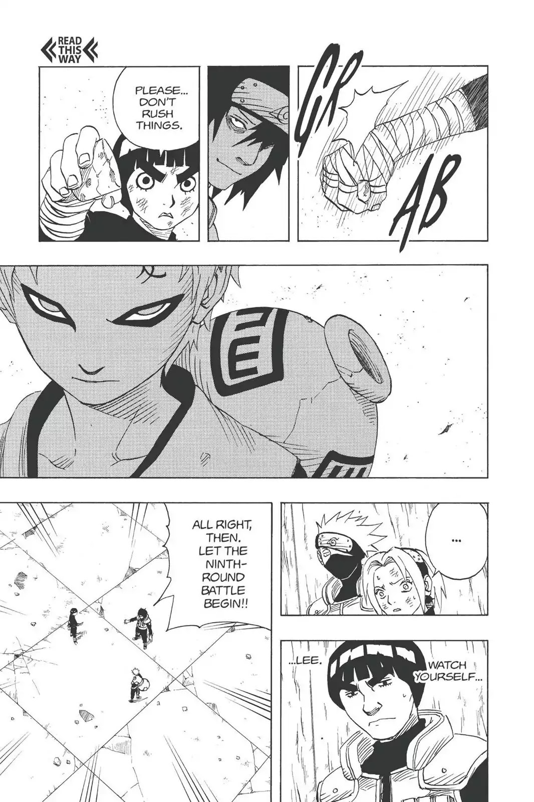 Naruto Chapter 82 page 10 - Chapter 82: Lee's Secret!!