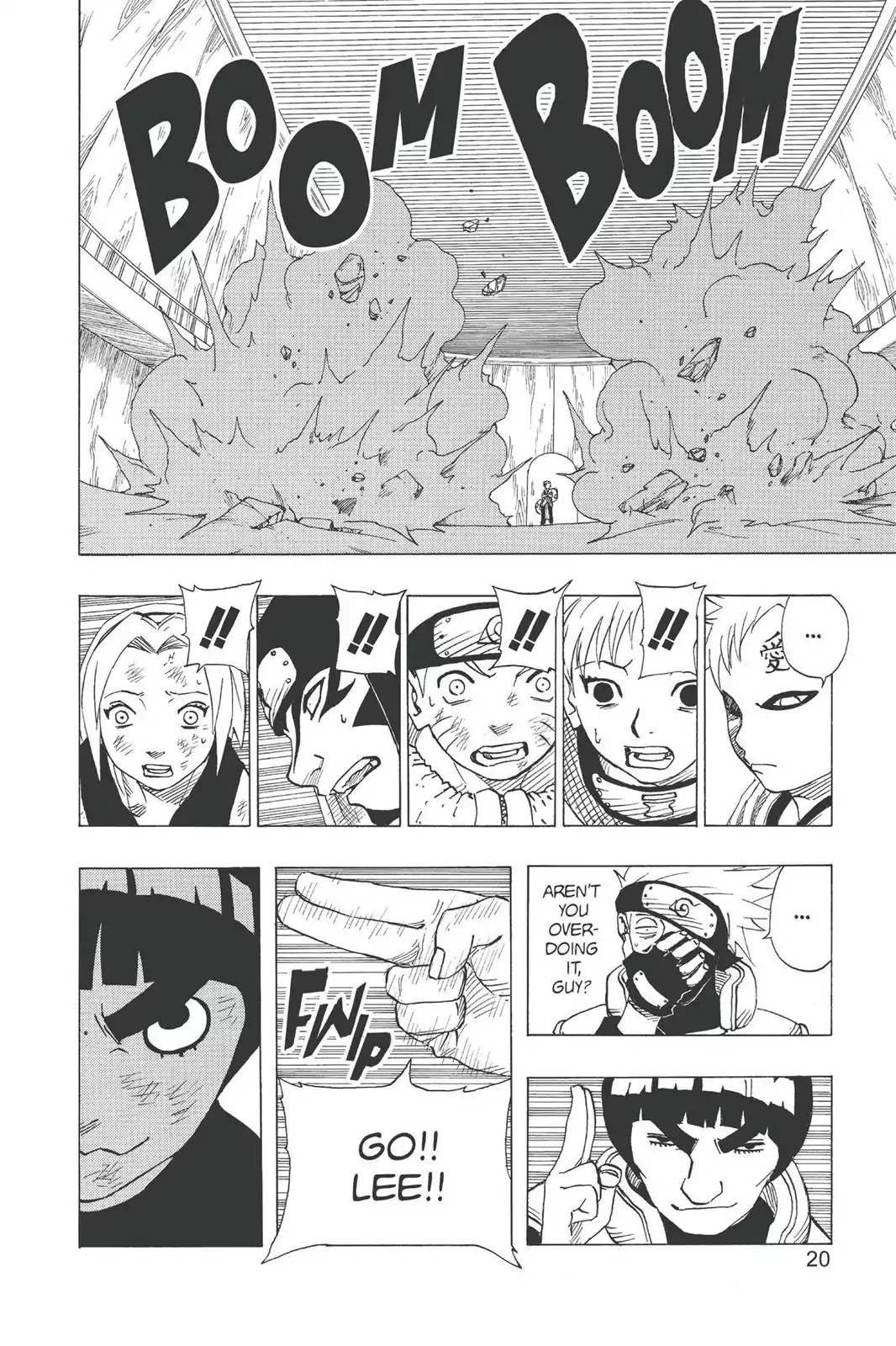 Naruto Chapter 82 page 21 - Chapter 82: Lee's Secret!!