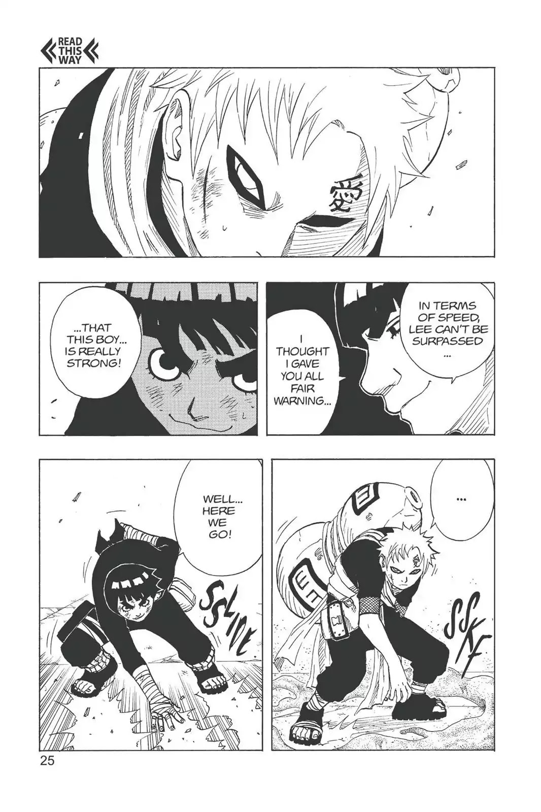 Naruto Chapter 82 page 26 - Chapter 82: Lee's Secret!!
