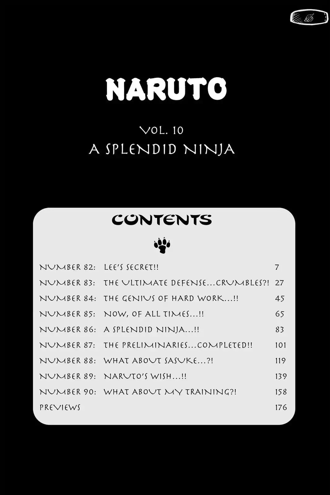 Naruto Chapter 82 page 7 - Chapter 82: Lee's Secret!!