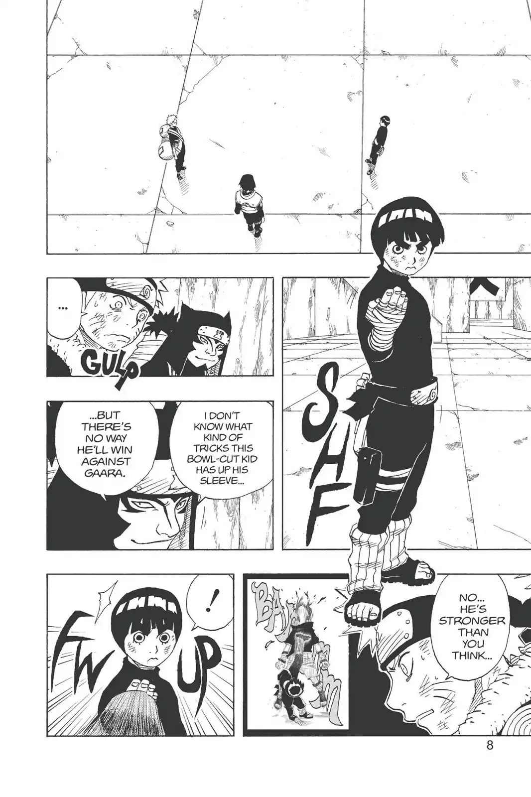 Naruto Chapter 82 page 9 - Chapter 82: Lee's Secret!!