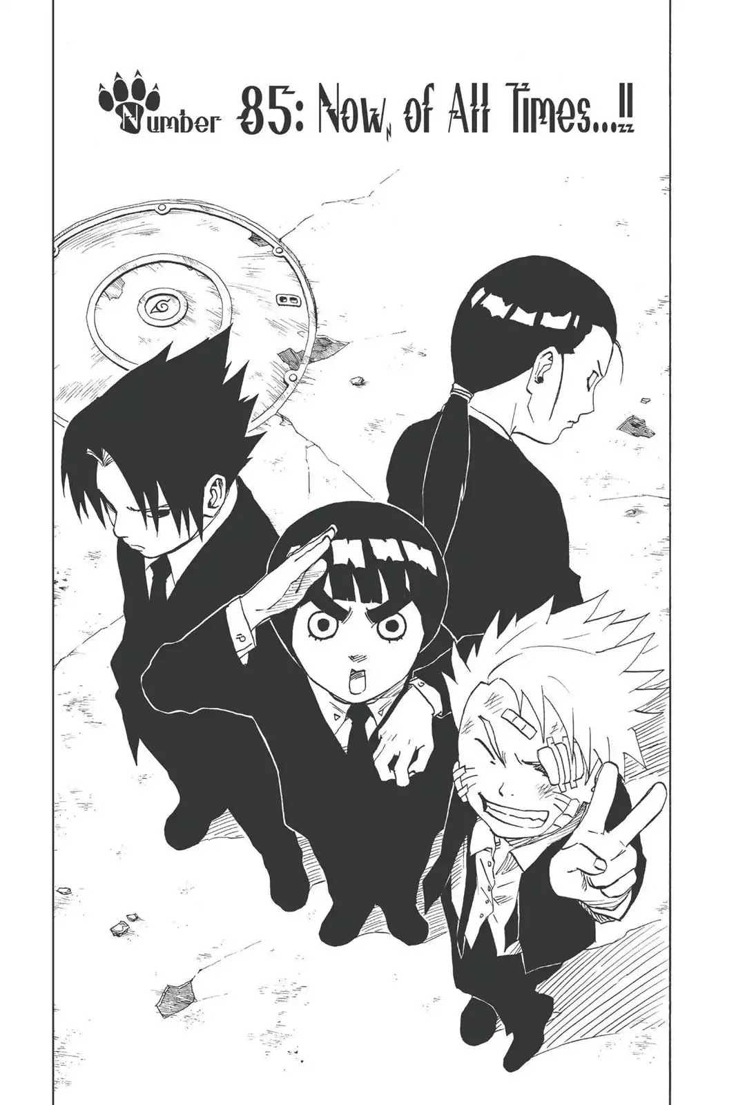 Naruto Chapter 85 page 1 - Chapter 85: Now, Of All Times...!!