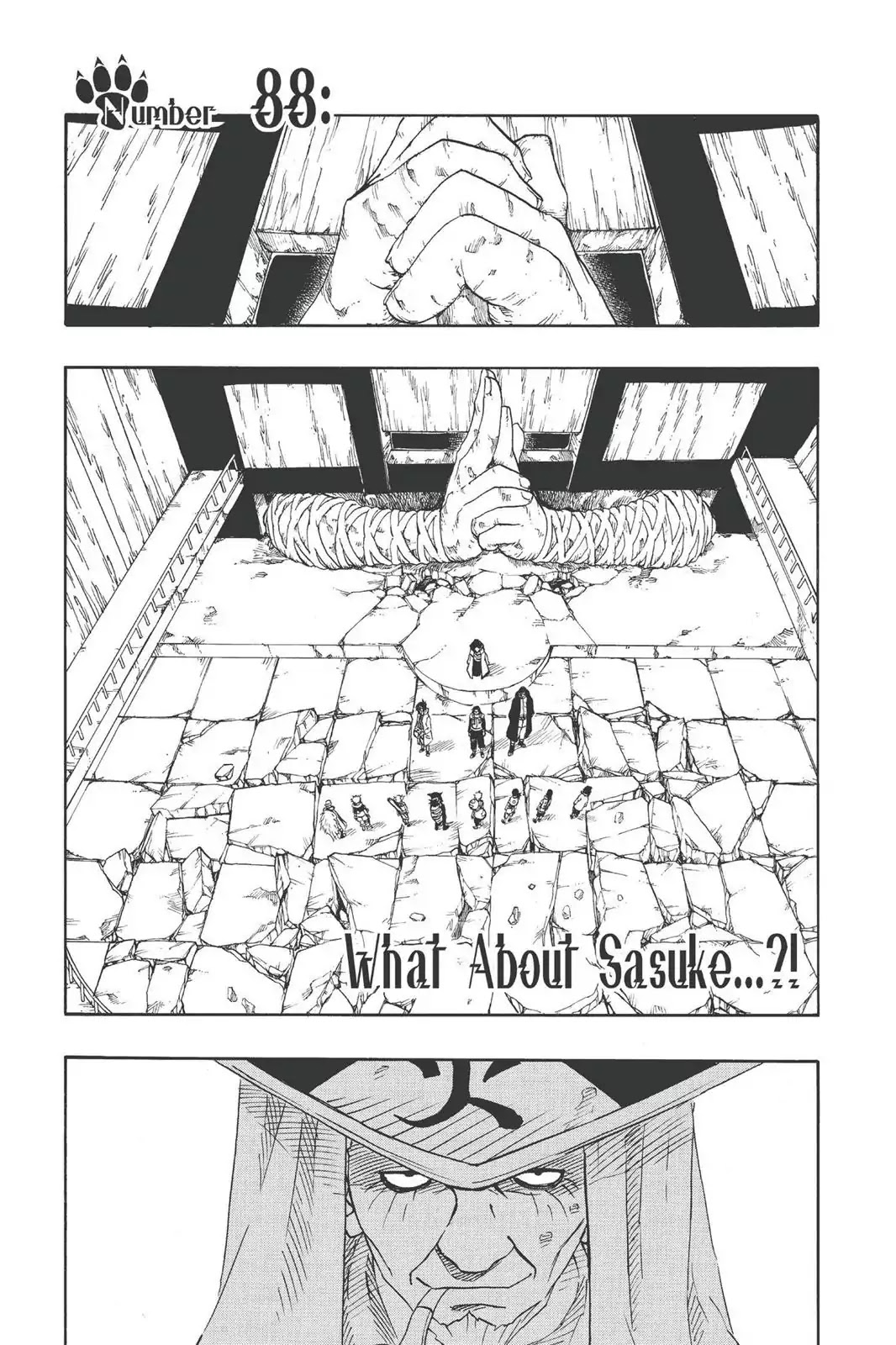 Naruto Chapter 88 page 1 - Chapter 88: What About Sasuke...?!