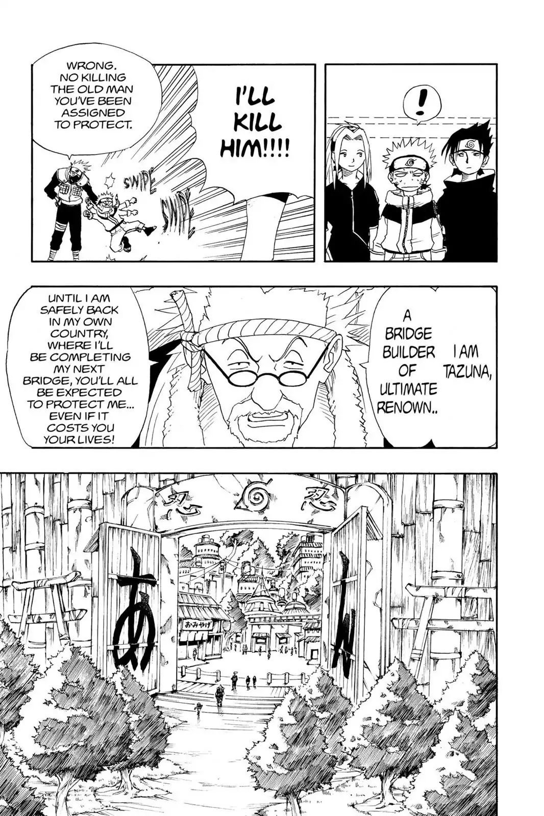 Naruto Chapter 9 page 11 - Chapter 9: The Worst Client