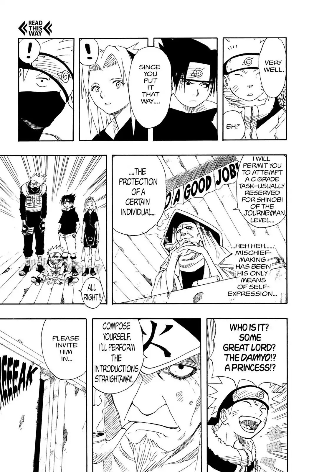 Naruto Chapter 9 page 9 - Chapter 9: The Worst Client