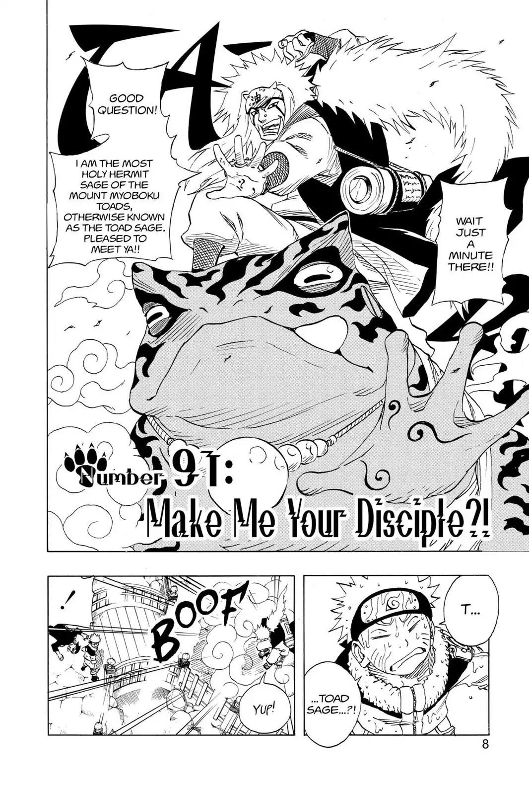 Naruto Chapter 91 page 9 - Chapter 91: Make Me Your Disciple?!