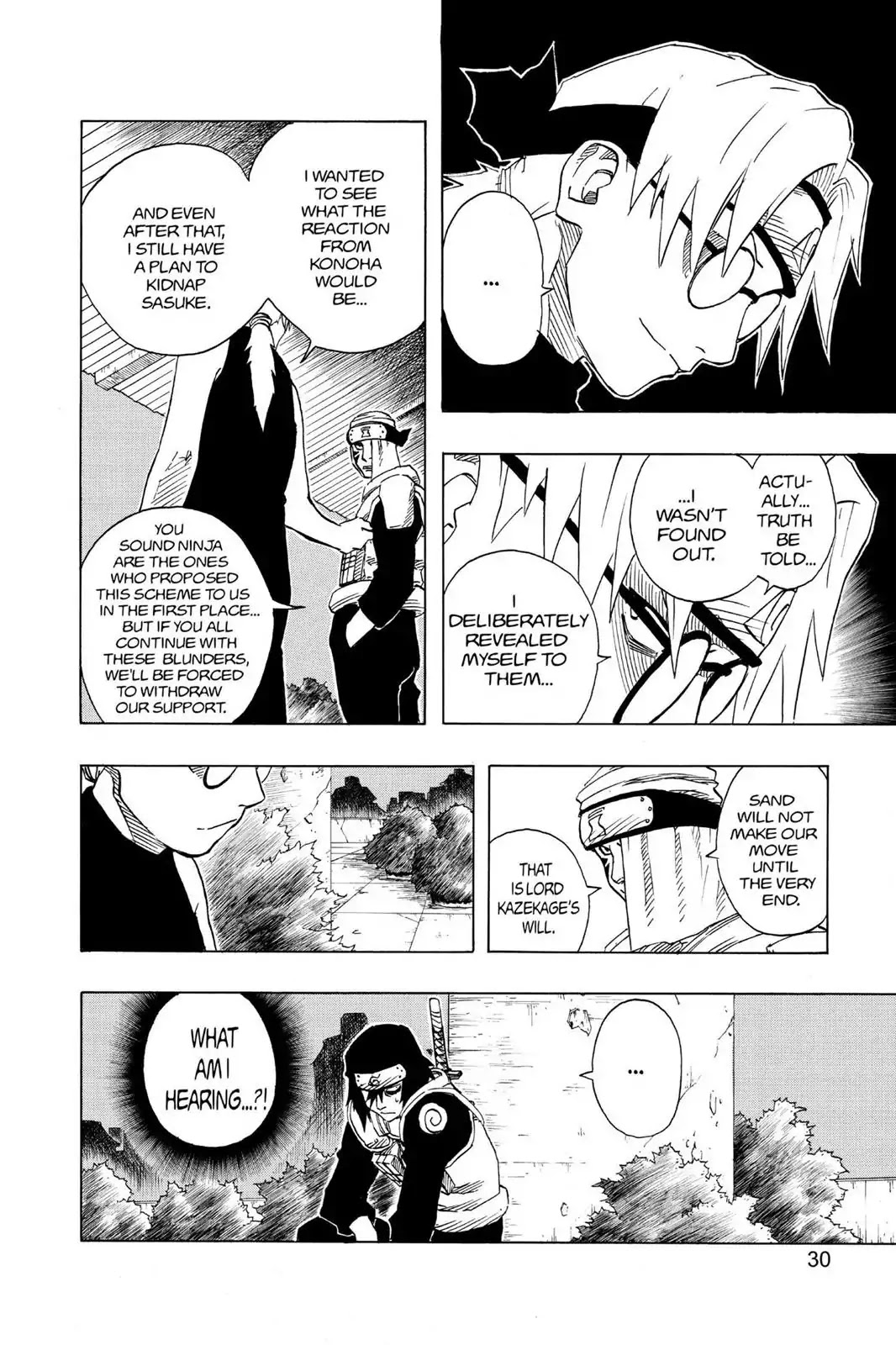 Naruto Chapter 92 page 4 - Chapter 92: Konoha Vs. Sound Vs. Sand...!!