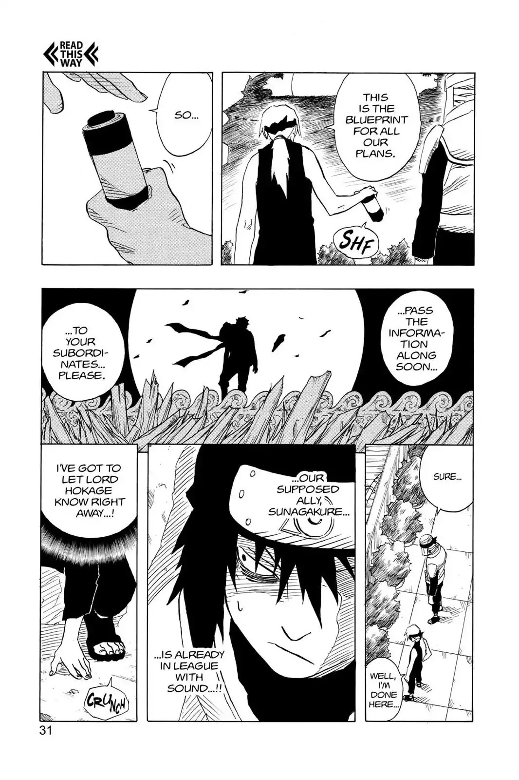 Naruto Chapter 92 page 5 - Chapter 92: Konoha Vs. Sound Vs. Sand...!!