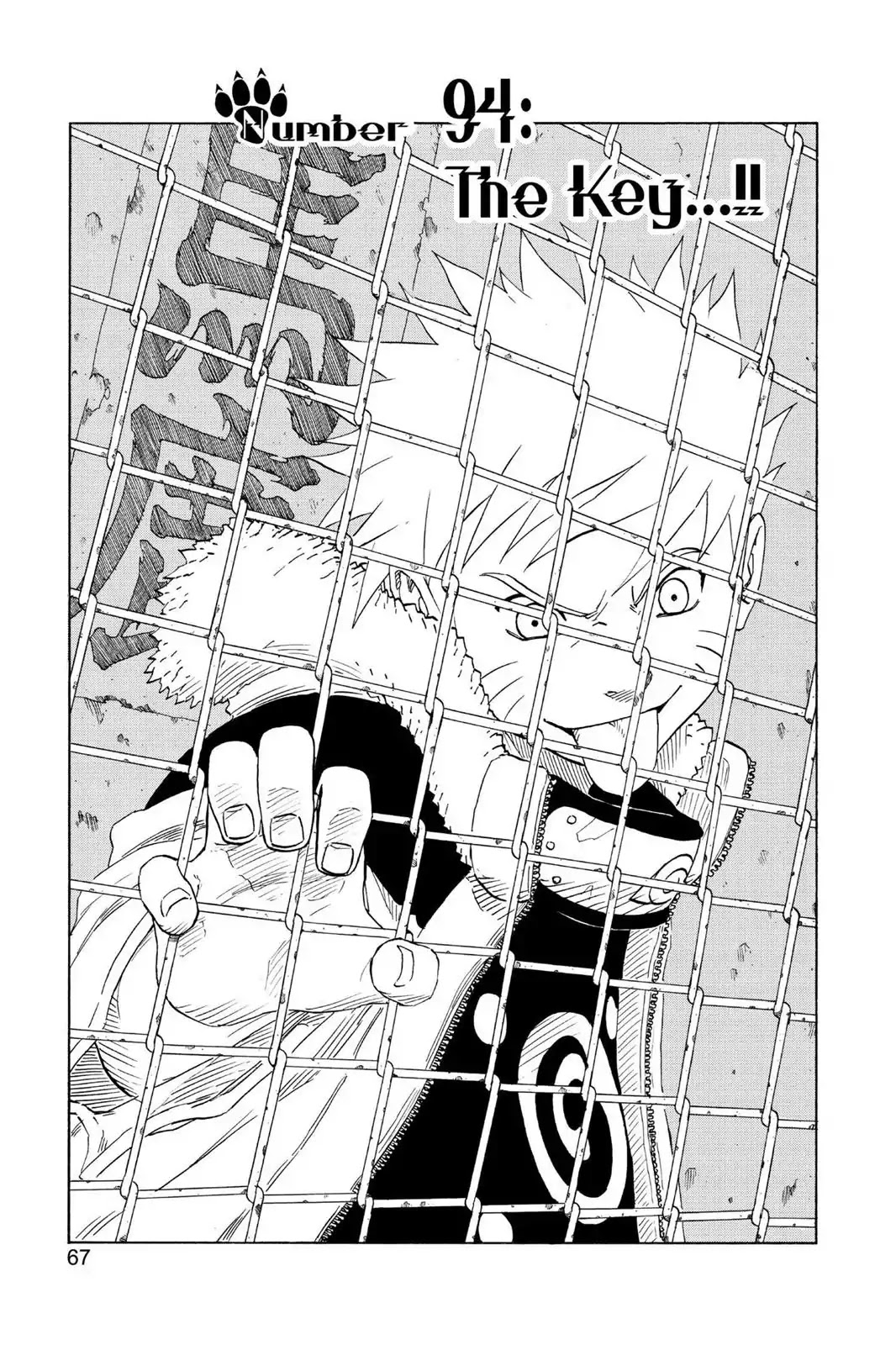 Naruto Chapter 94 page 1 - Chapter 94: The Key...!!