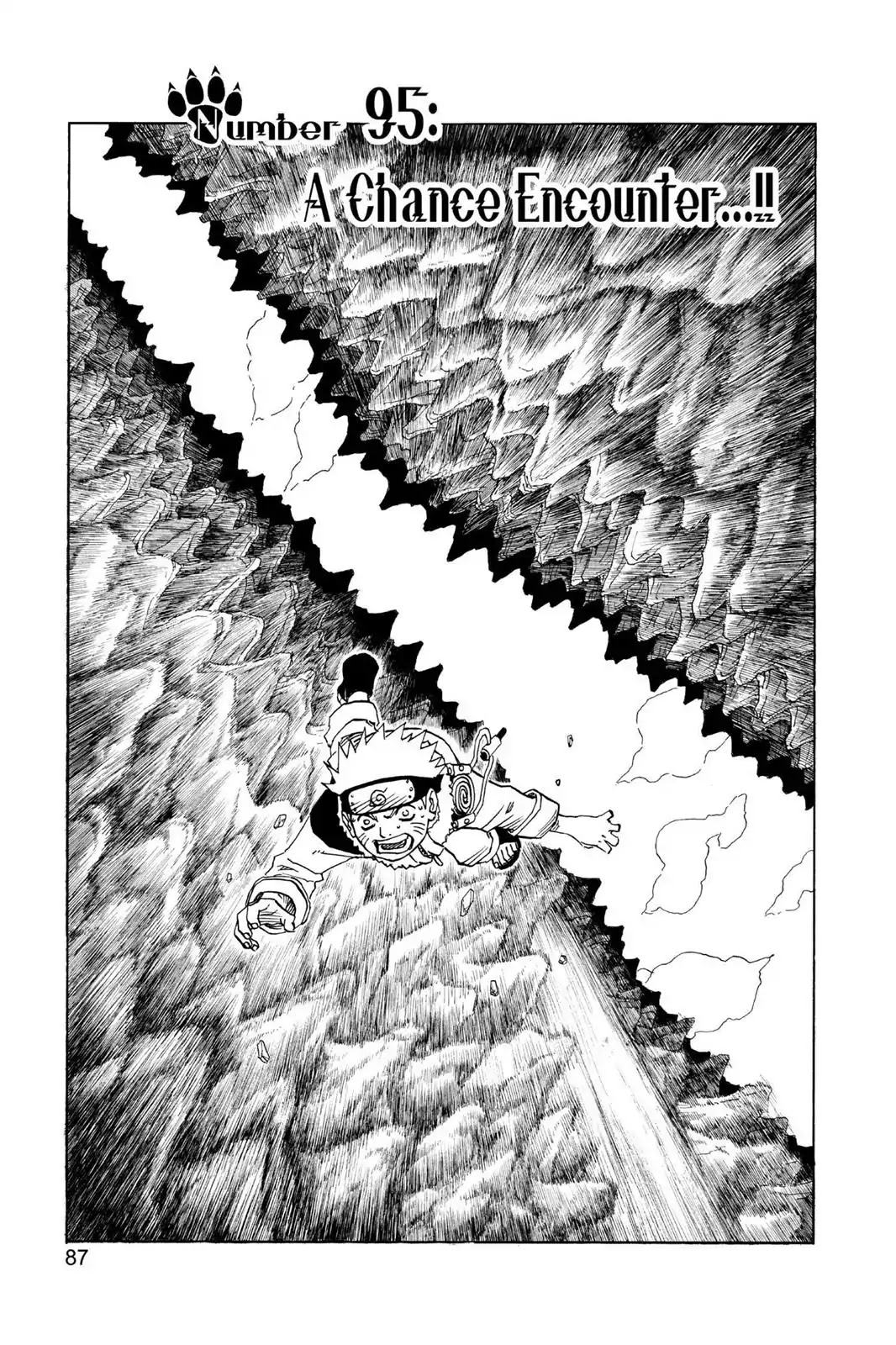 Naruto Chapter 95 page 1 - Chapter 95: A Chance Encounter...!!