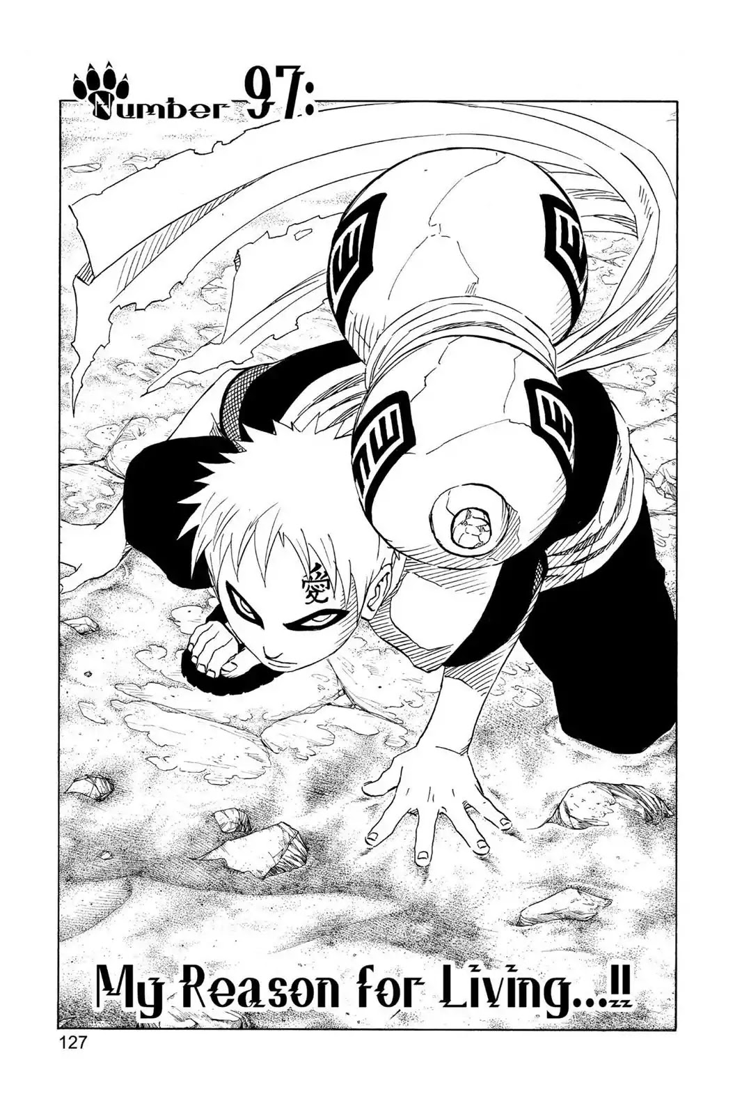 Naruto Chapter 97 page 1 - Chapter 97: My Reason For Living...!!