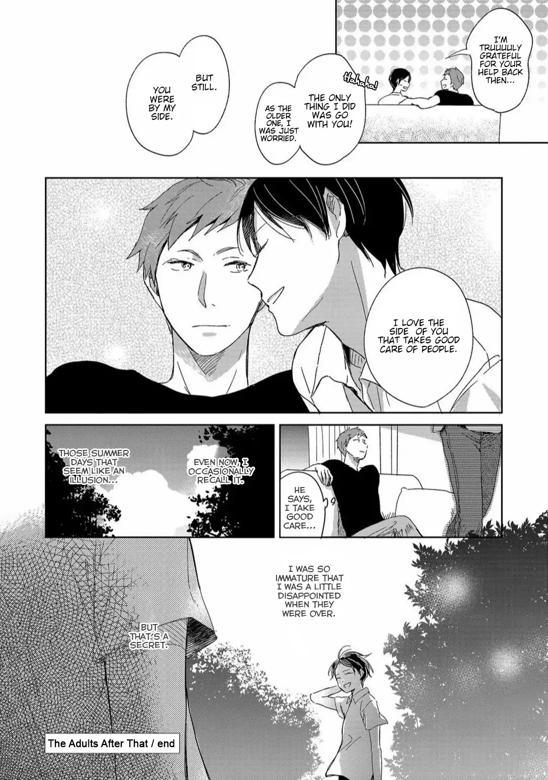 Natsu ni Tokeru Himitsu no Koi Chapter 5.5 page 8 - Extra: The Adults After That [END]