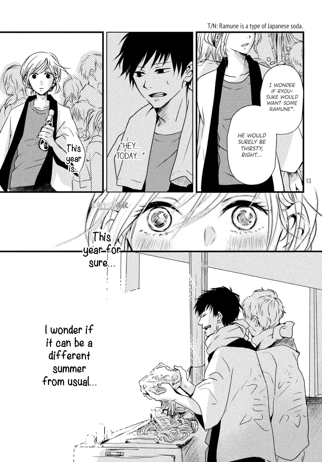 Natsu no Yoru, Kimi to Kawaru Chapter 0 page 14 - Chapter 0: Oneshot