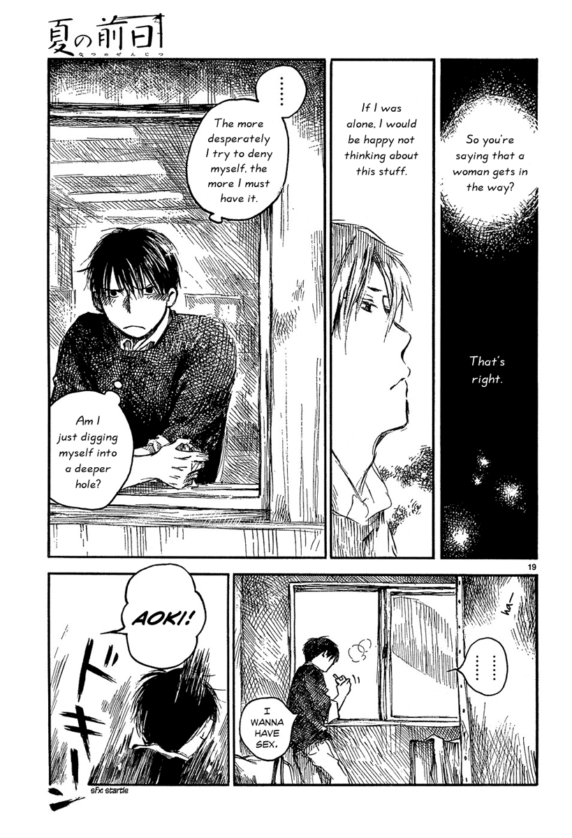 Natsu no Zenjitsu Chapter 5 page 19 - Chapter 5: A Room Of Refuge