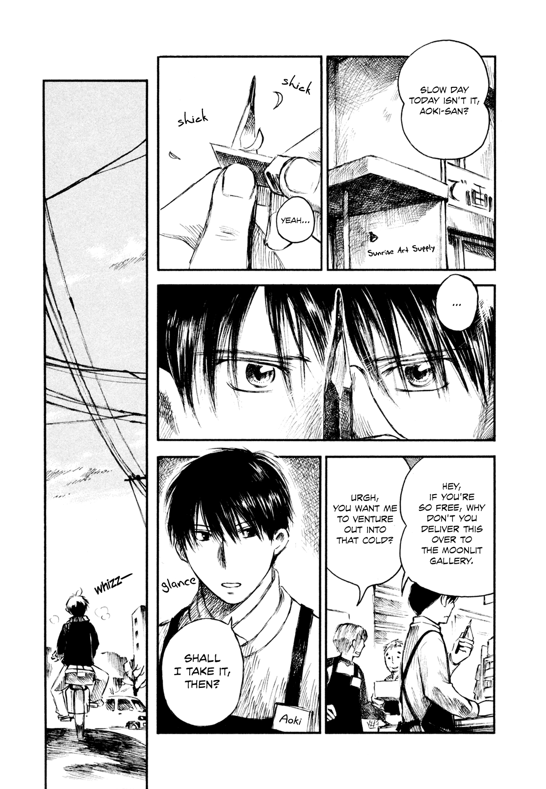 Natsu no Zenjitsu Chapter 8 page 1 - Chapter 8: One's Own Work