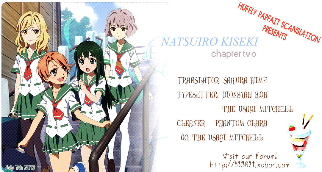 Natsuiro Kiseki Chapter 2 page 1 - Chapter 2