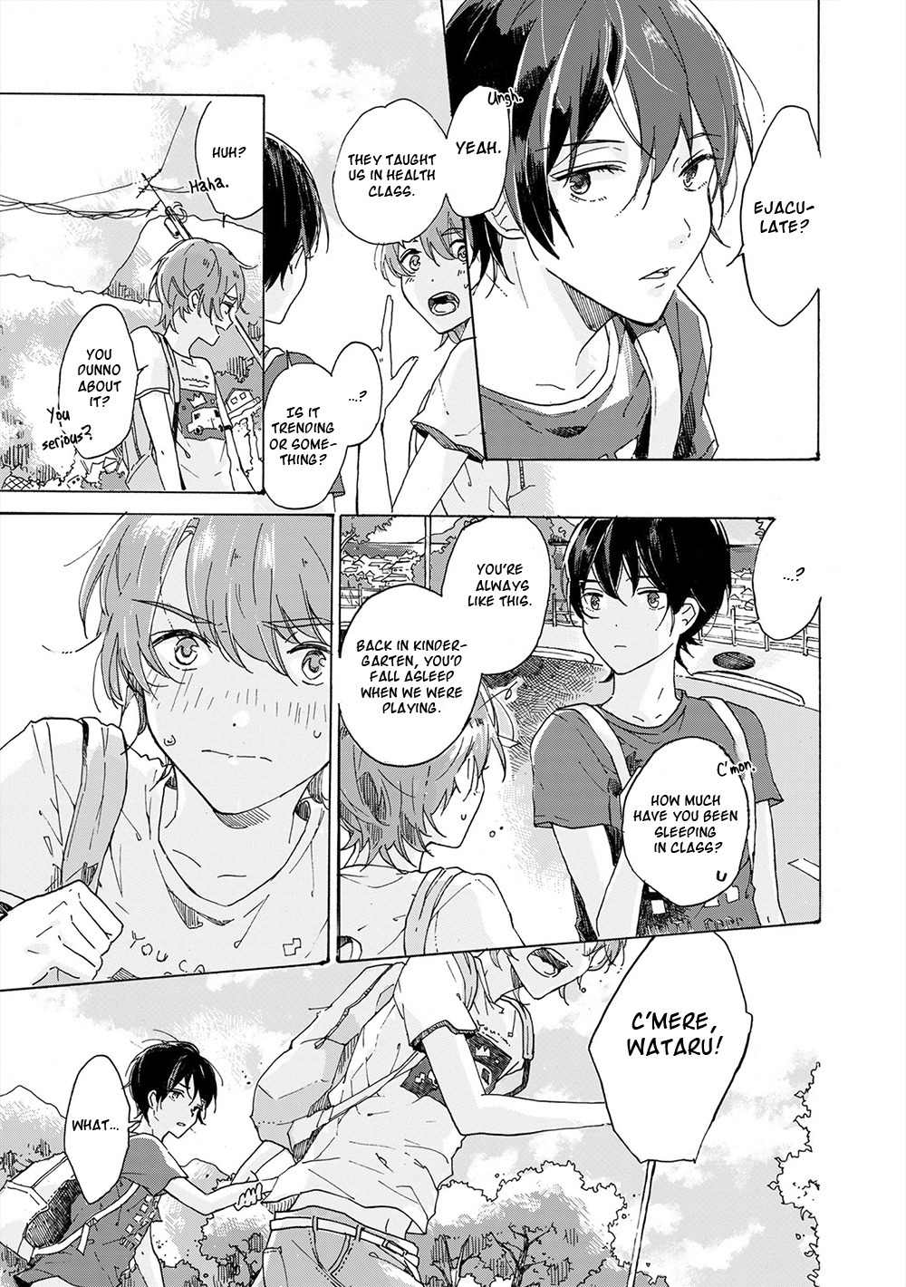 Natsukage ni, Sayonara Chapter 6 page 7 - Chapter 6: Kinjirareta Ano Natsu e - Chapter 1