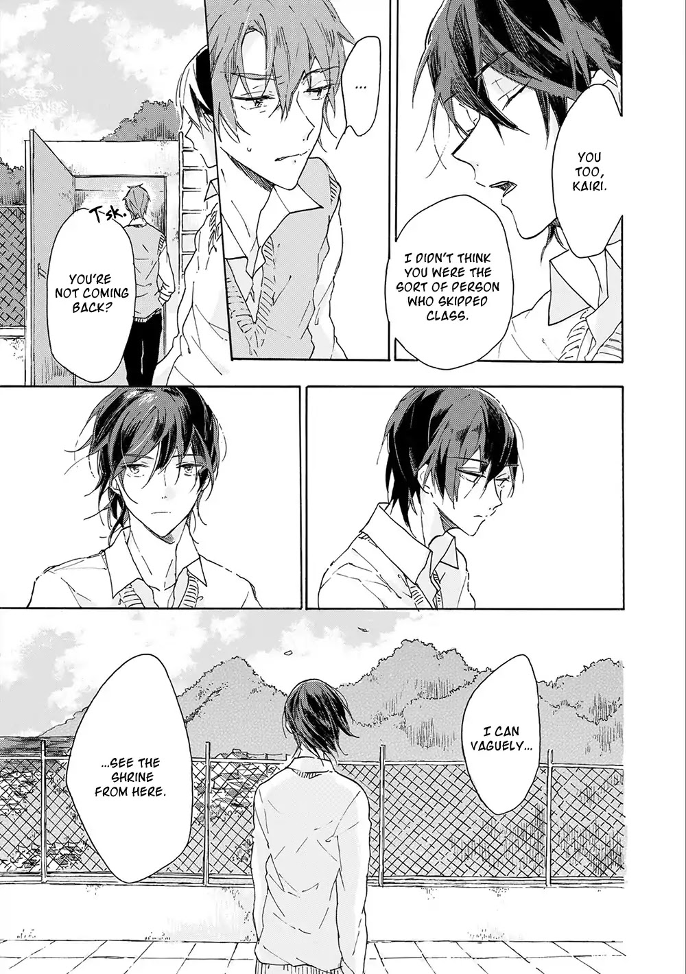 Natsukage ni, Sayonara Chapter 7 page 4 - Chapter 7