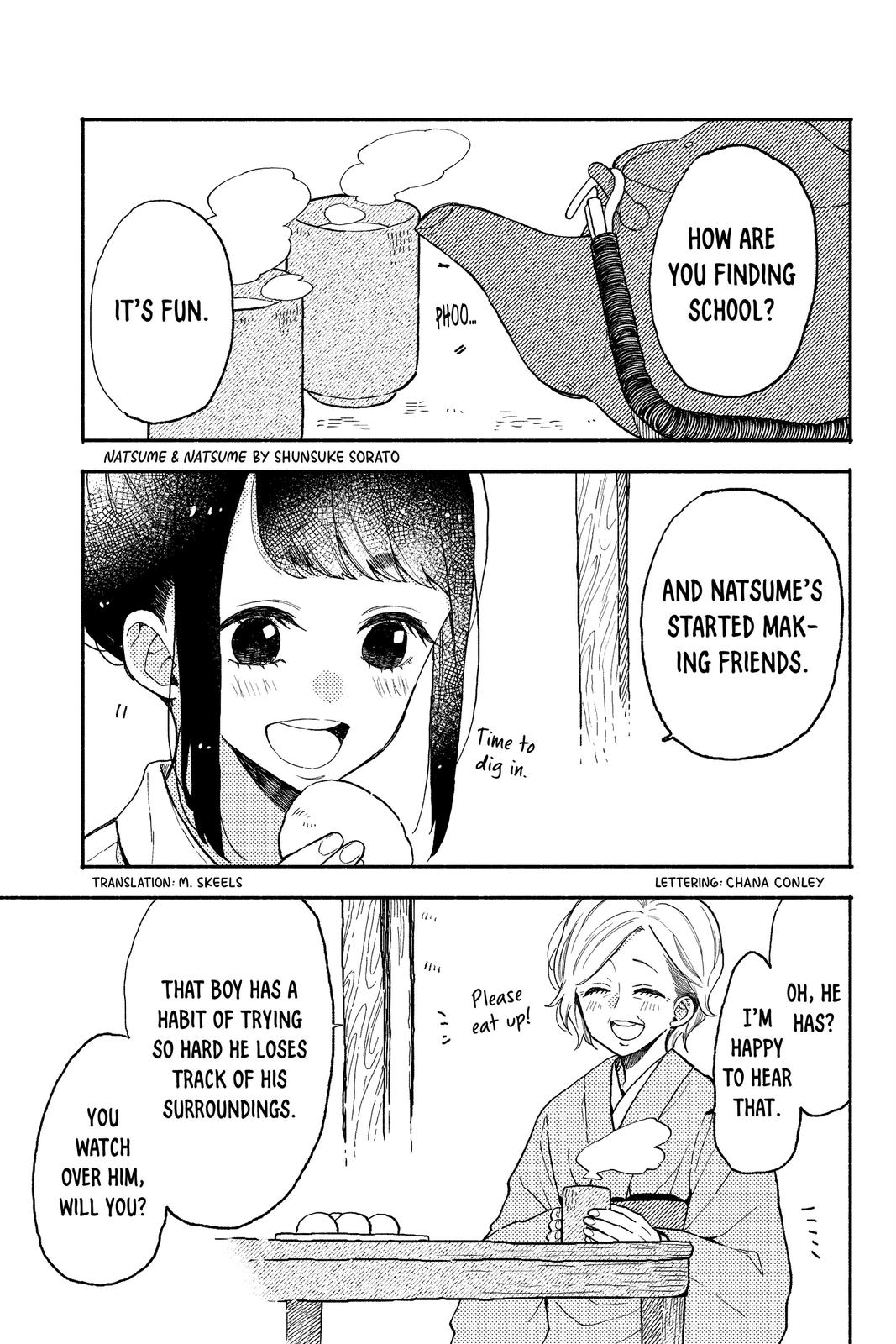 Natsume and Natsume Chapter 12.5 page 3 - Chapter 12.5