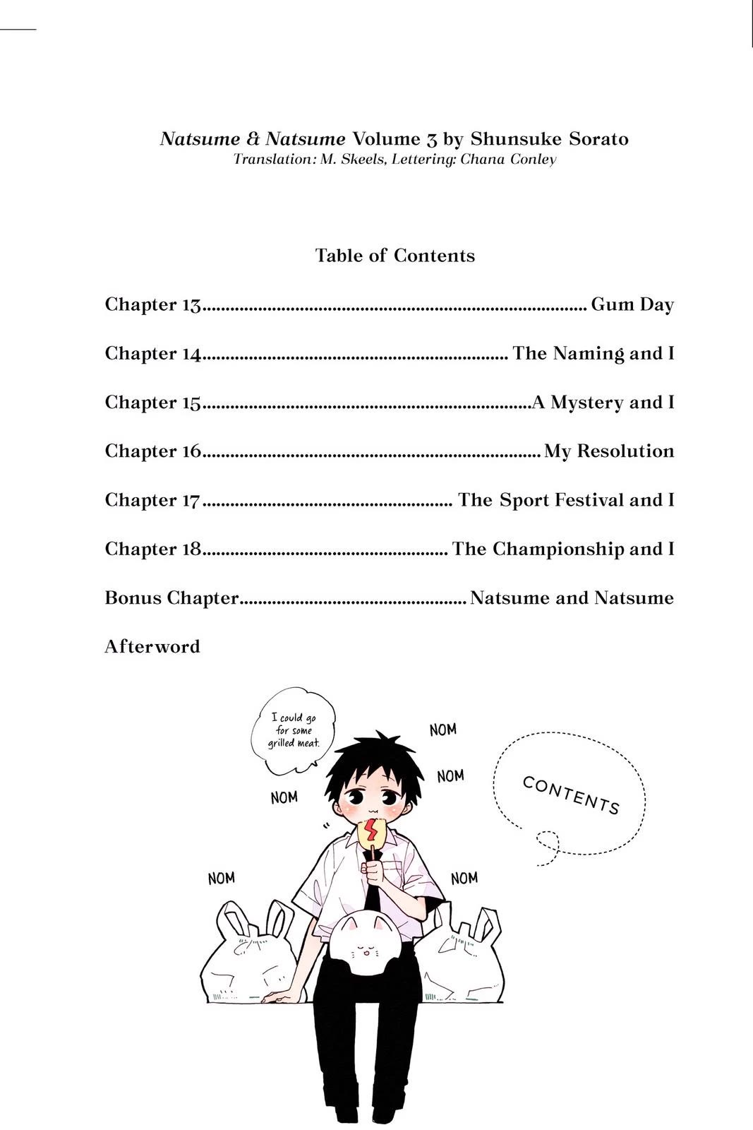 Natsume and Natsume Chapter 13 page 4 - Chapter 13