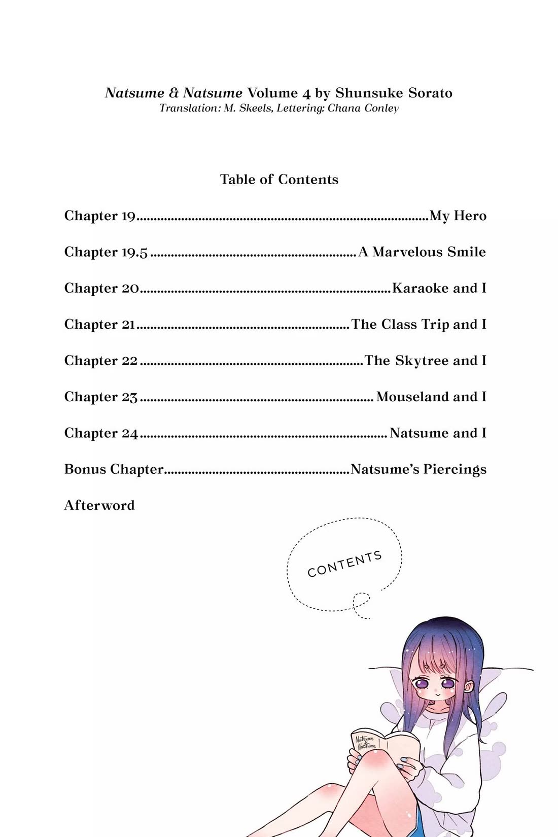 Natsume and Natsume Chapter 19 page 4 - Chapter 19