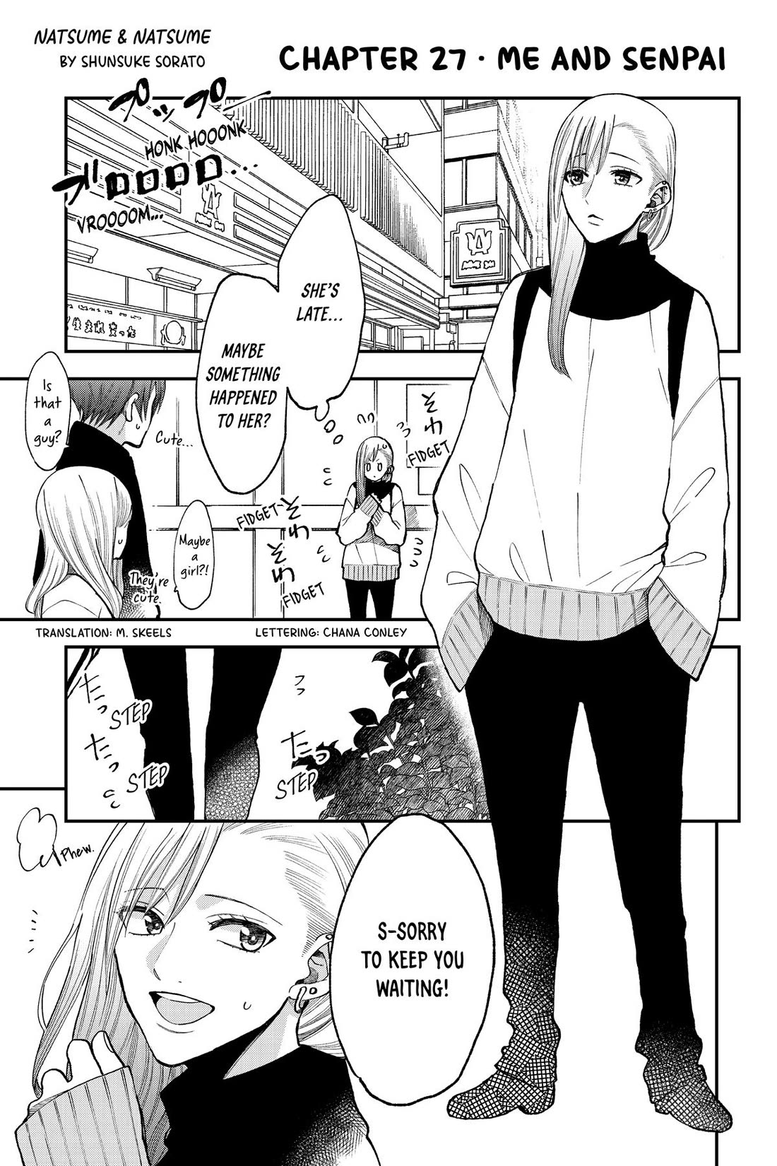 Natsume and Natsume Chapter 27 page 1 - Chapter 27