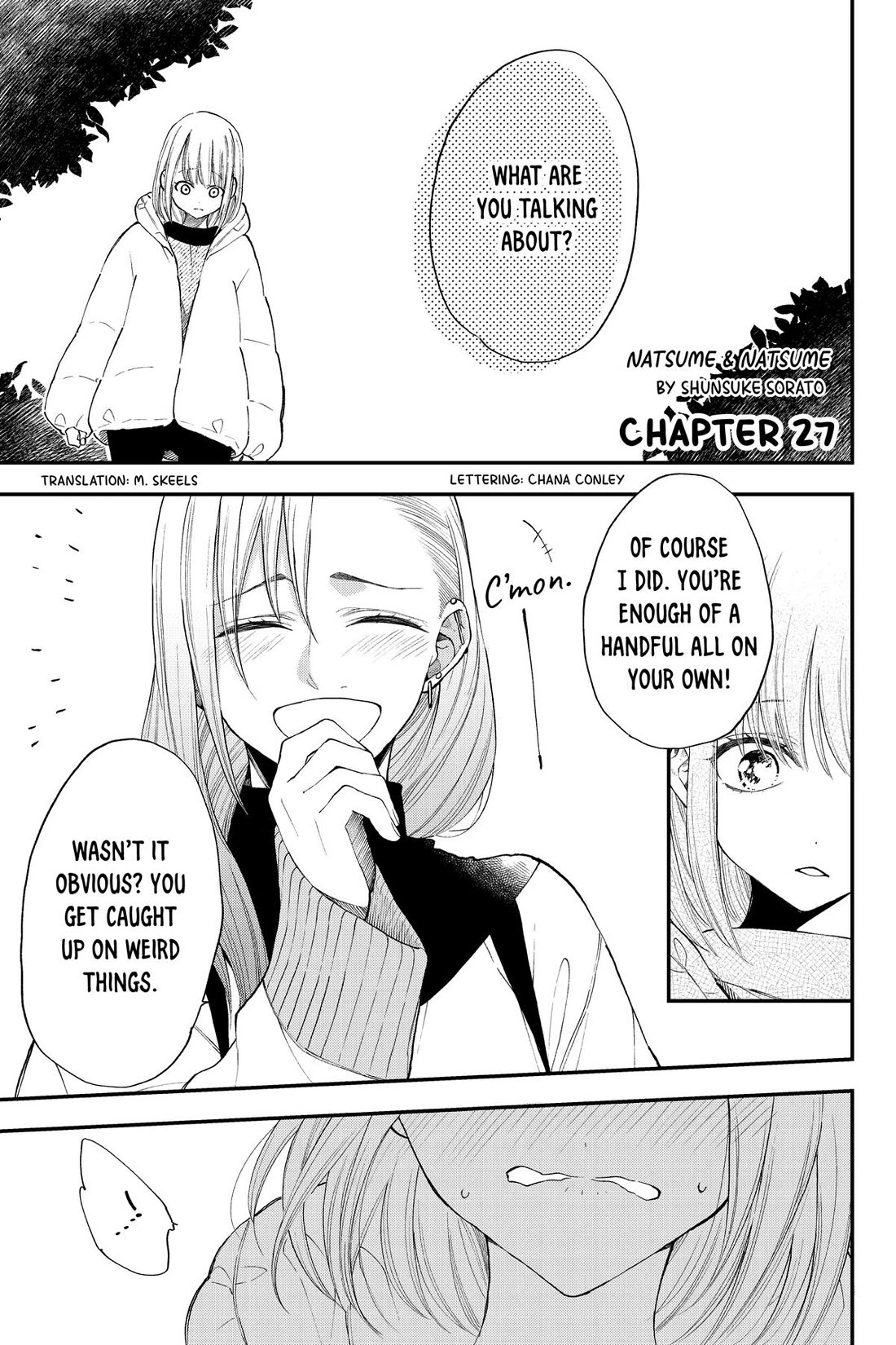 Natsume and Natsume Chapter 27 page 11 - Chapter 27