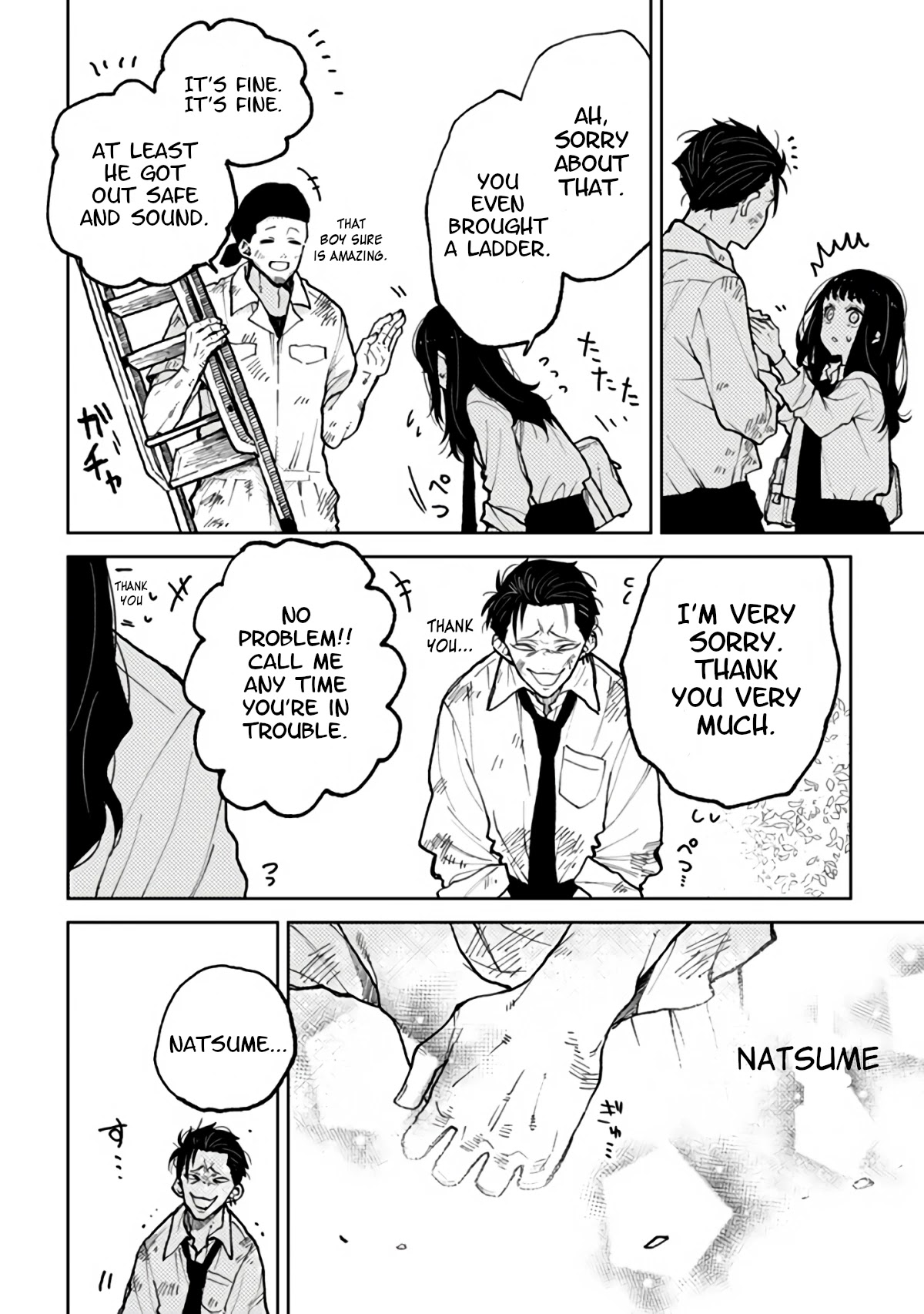Natsume and Natsume Chapter 3 page 13 - Chapter 3: The Cat, The Boy, and Me