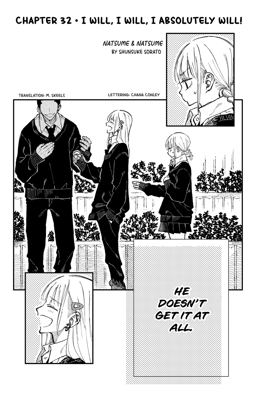 Natsume and Natsume Chapter 32 page 2 - Chapter 32