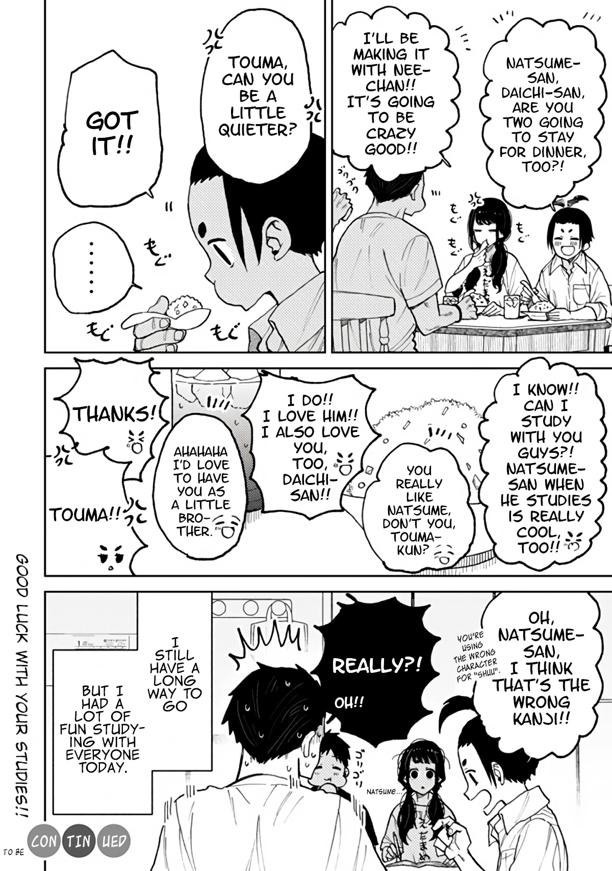 Natsume and Natsume Chapter 5 page 12 - Chapter 5: Studying and Me