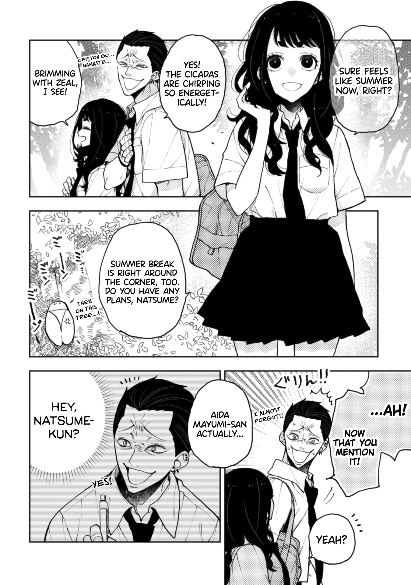 Natsume and Natsume Chapter 8 page 2 - Chapter 8: Summer and I