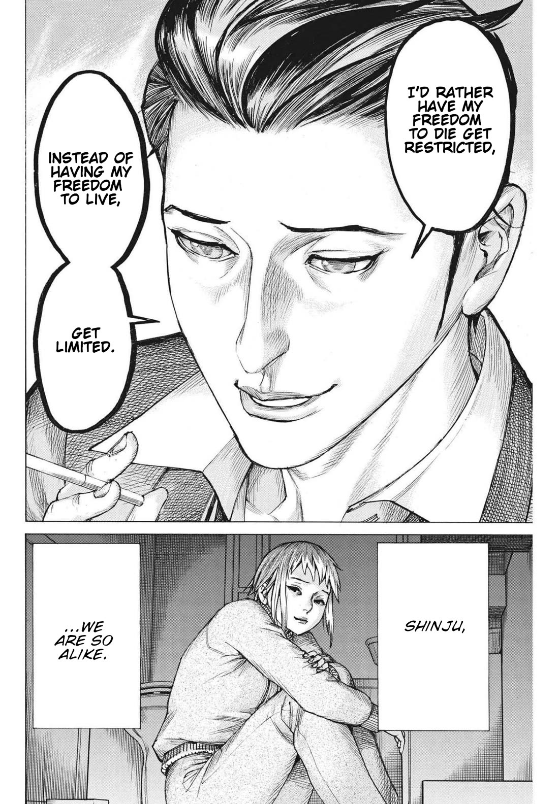 Natsume Arata no Kekkon Chapter 60 page 22 - Chapter 60: We're the same