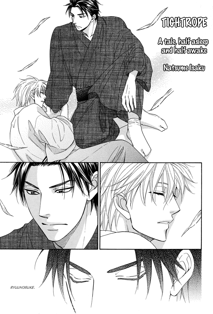 Natsume Isaku Fanbook Chapter 4.2 page 1 - Chapter 4 v2 : [Tight Rope] A tale, half asleep and half awake