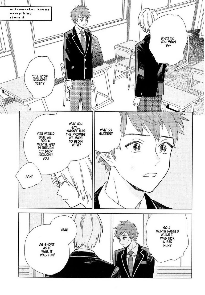 Natsume-kun wa Nan Demo Shitteru Chapter 5 page 1 - Chapter 5