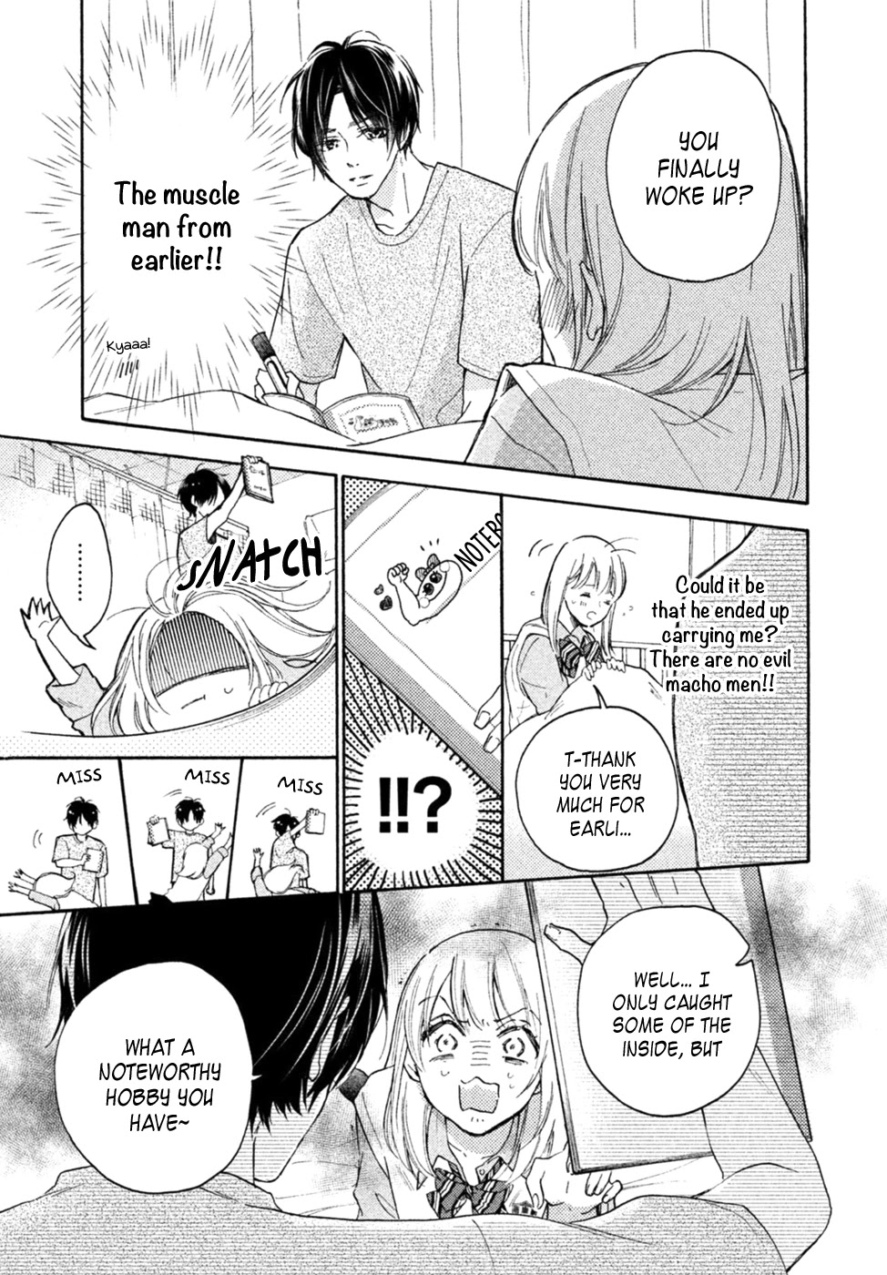Natsume-senpai ni Semarareru Hibi Chapter 1 page 12 - Chapter 1: Muscle Idiot